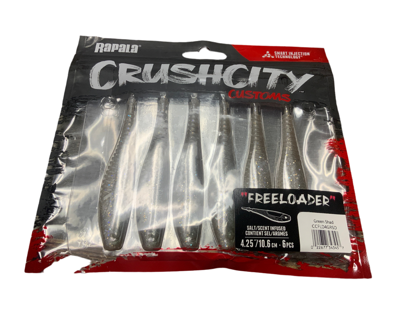 Rapala Crushcity Freeloader 4.25" Green Shad