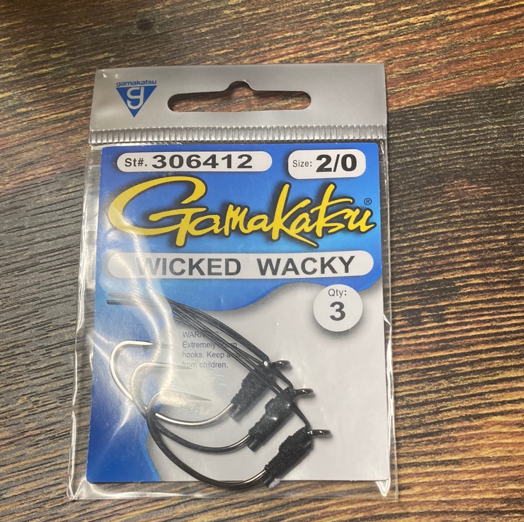 Gamakatsu Wicked Wacky w/Weed Guard 2/0