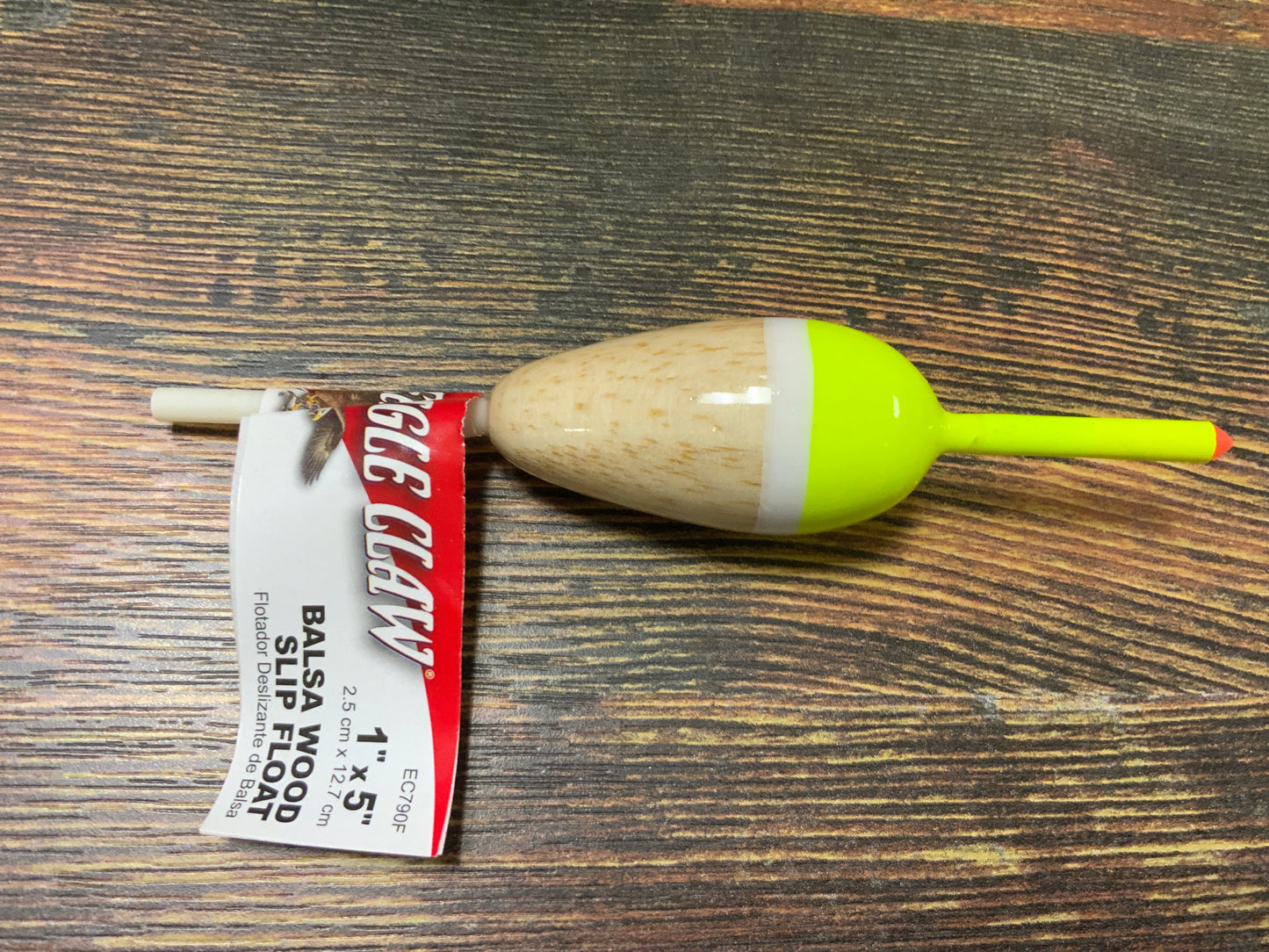 Eagle Claw Balsa Wood Slip Float 1"x5"