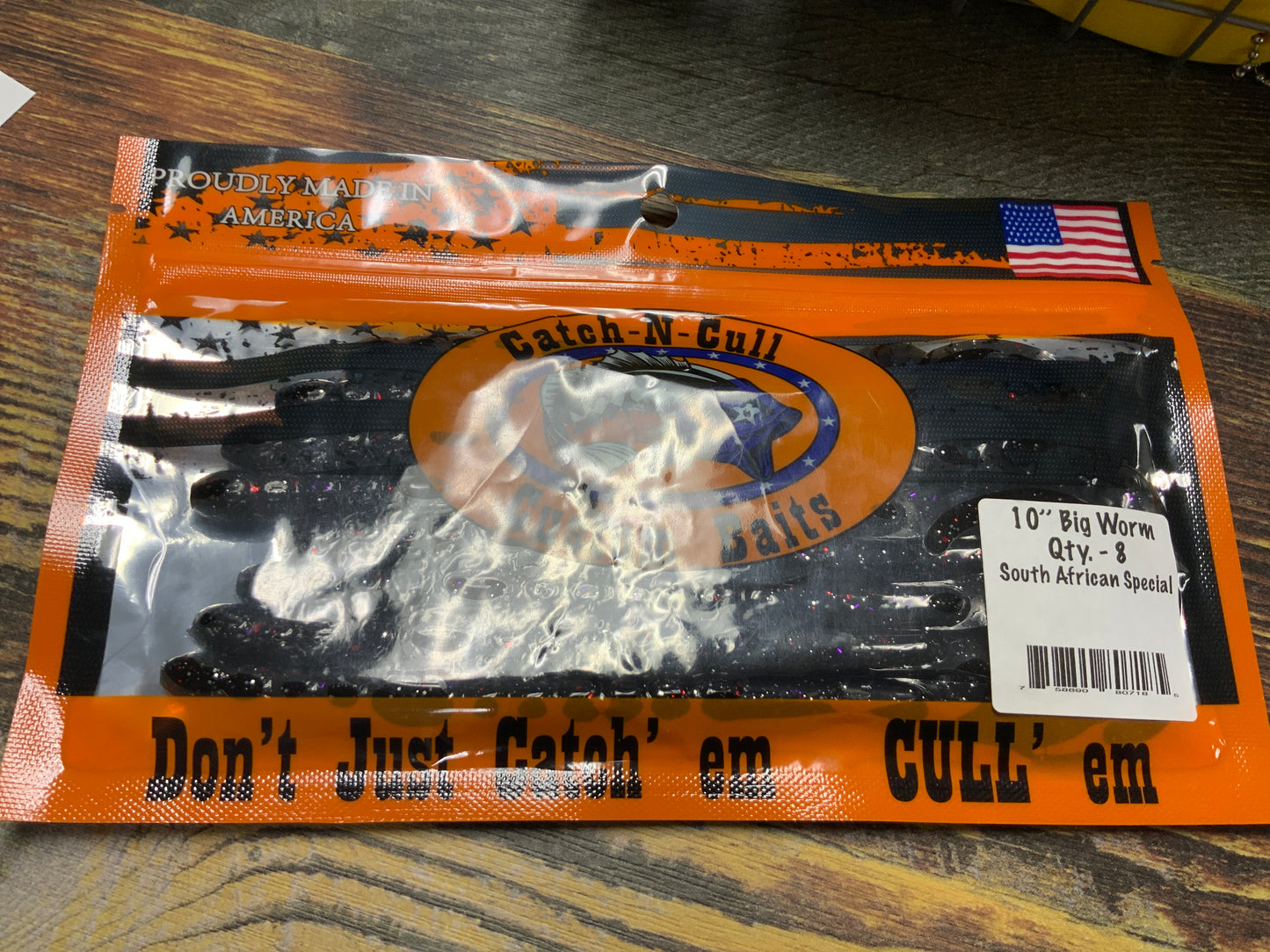 Catch-N-Cull Big Worms 10" South African Special