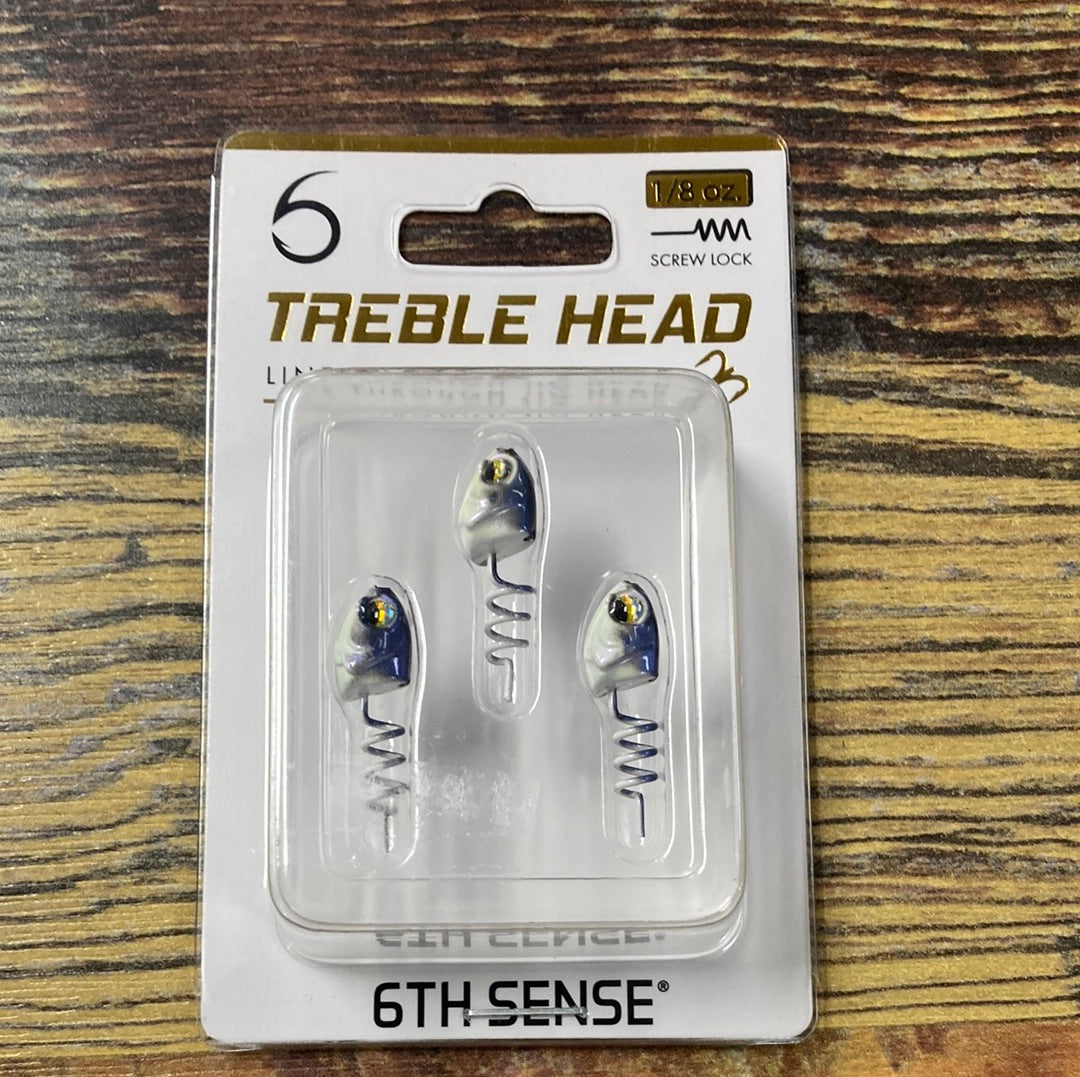 6th Sense Treble Head 1/8 oz. Baby Shad