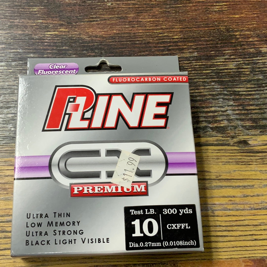 P LINE CX Premium Clear Fluoro - 10 lb. 300 yds
