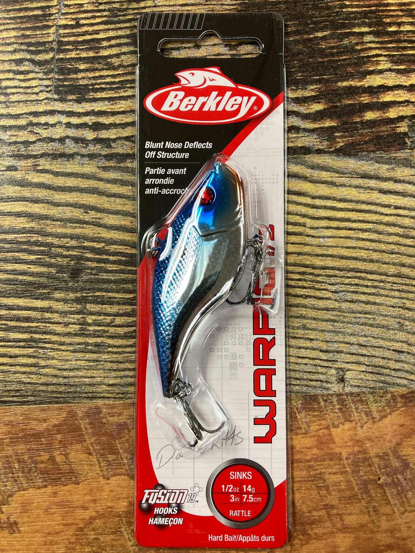Berkley Warpig 1/2 oz. Blue silver