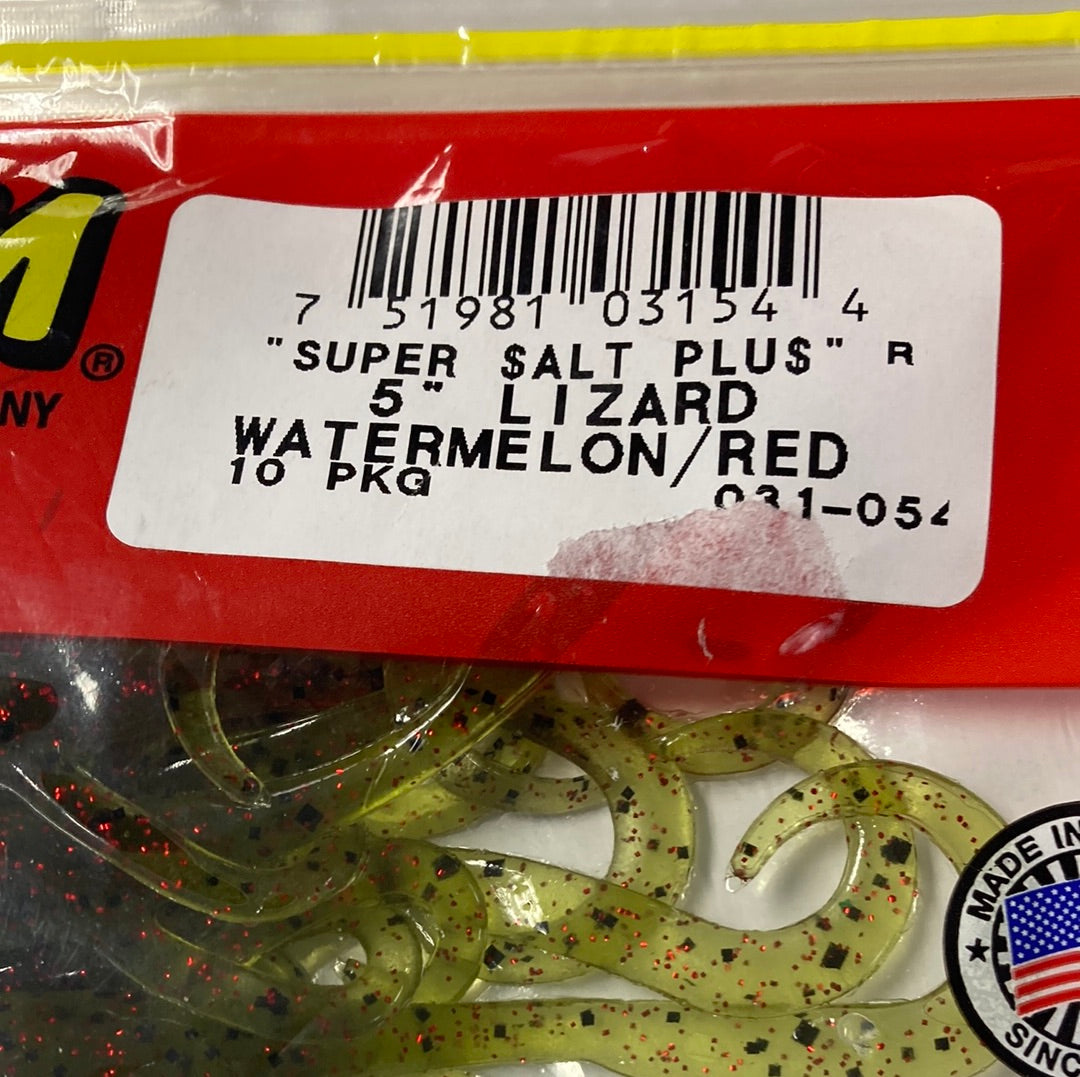 Zoom 5” Lizard - Watermelon Red