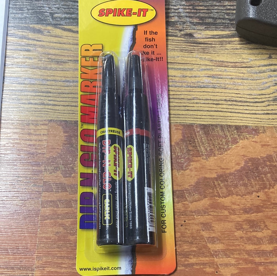 Spike It Dip-N-Glow Markers - Chart/Red