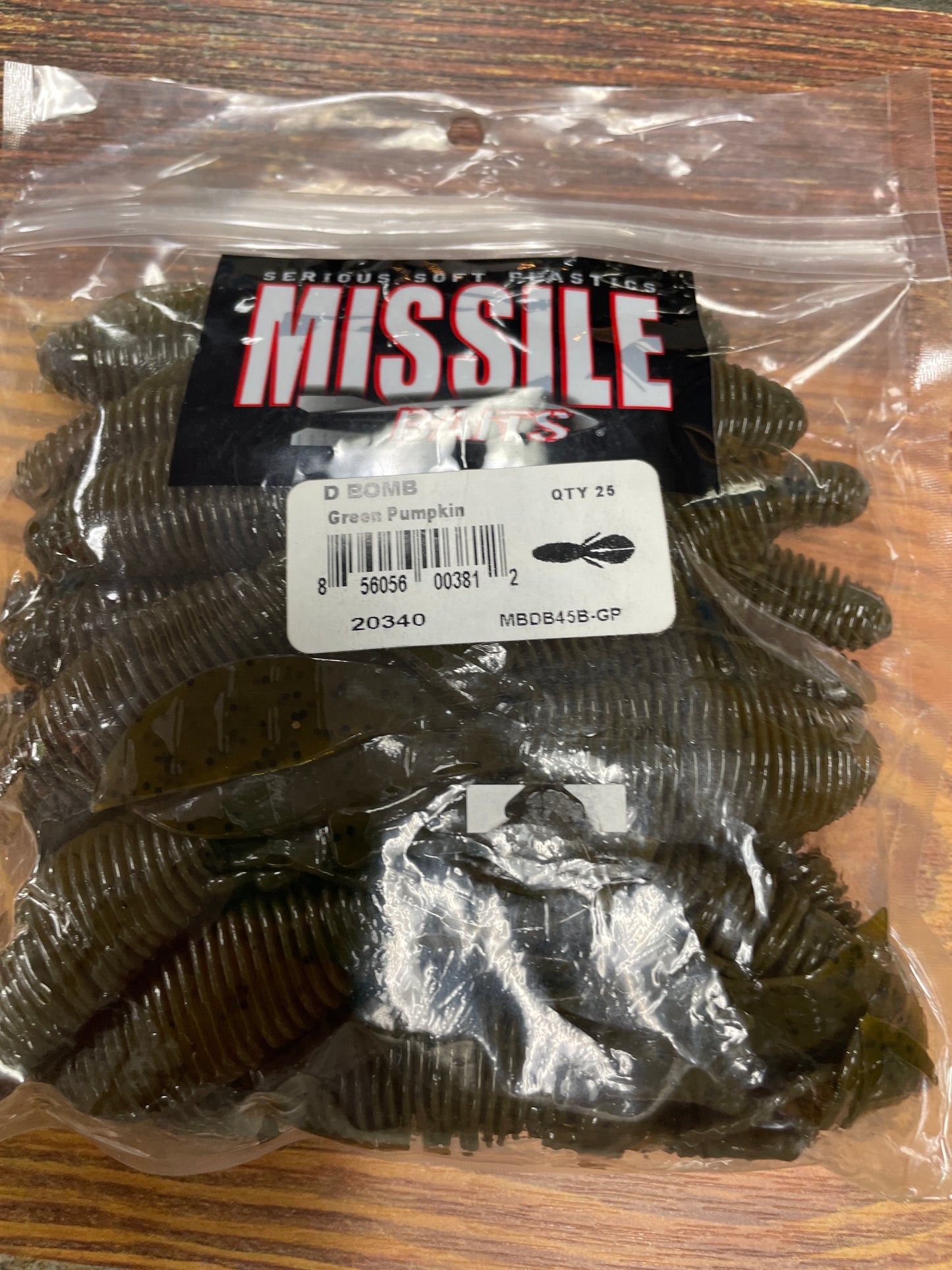 Missile D Bomb Green Pumpkin 25 pack