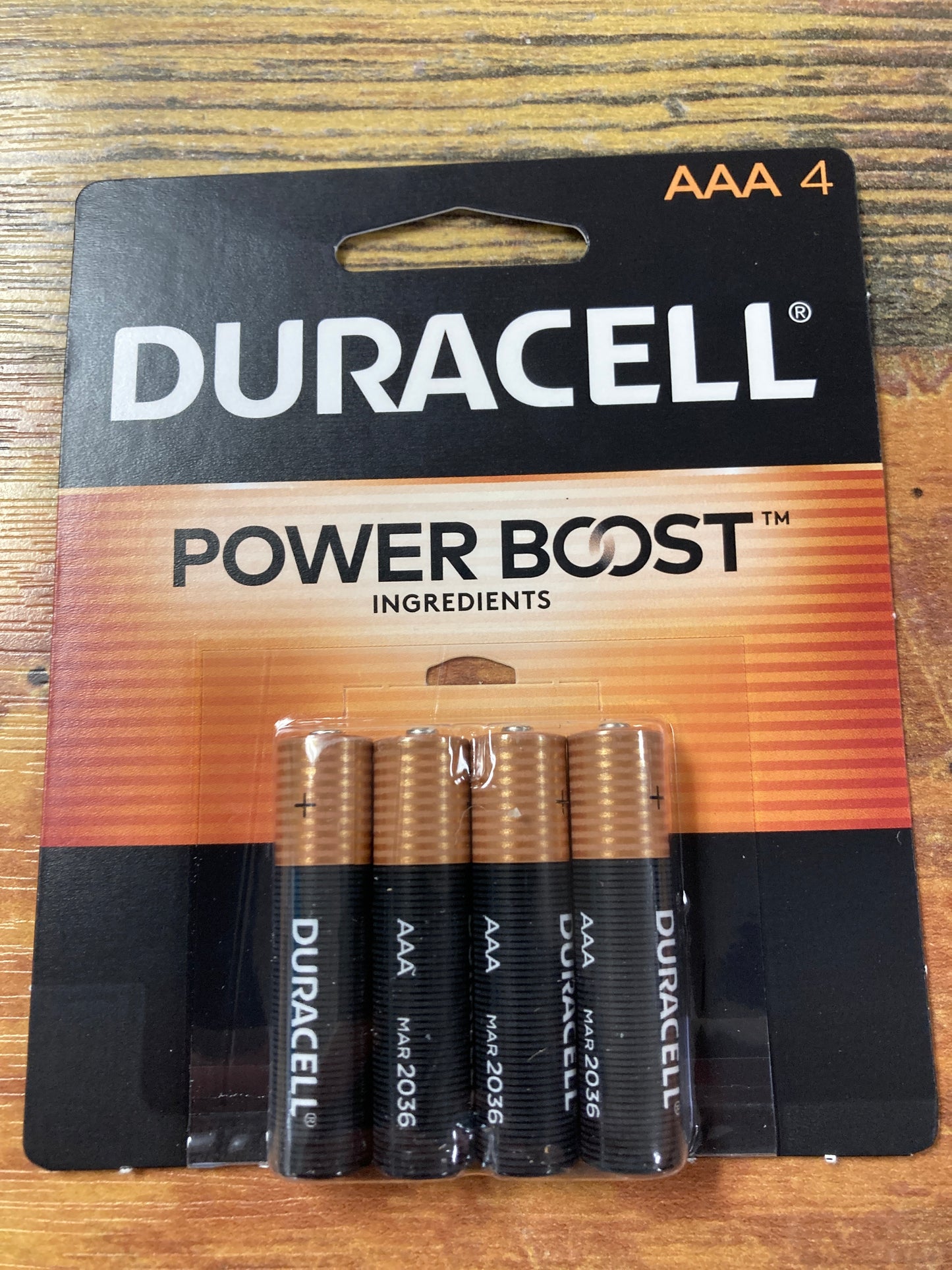 Duracell AAA 4 pk