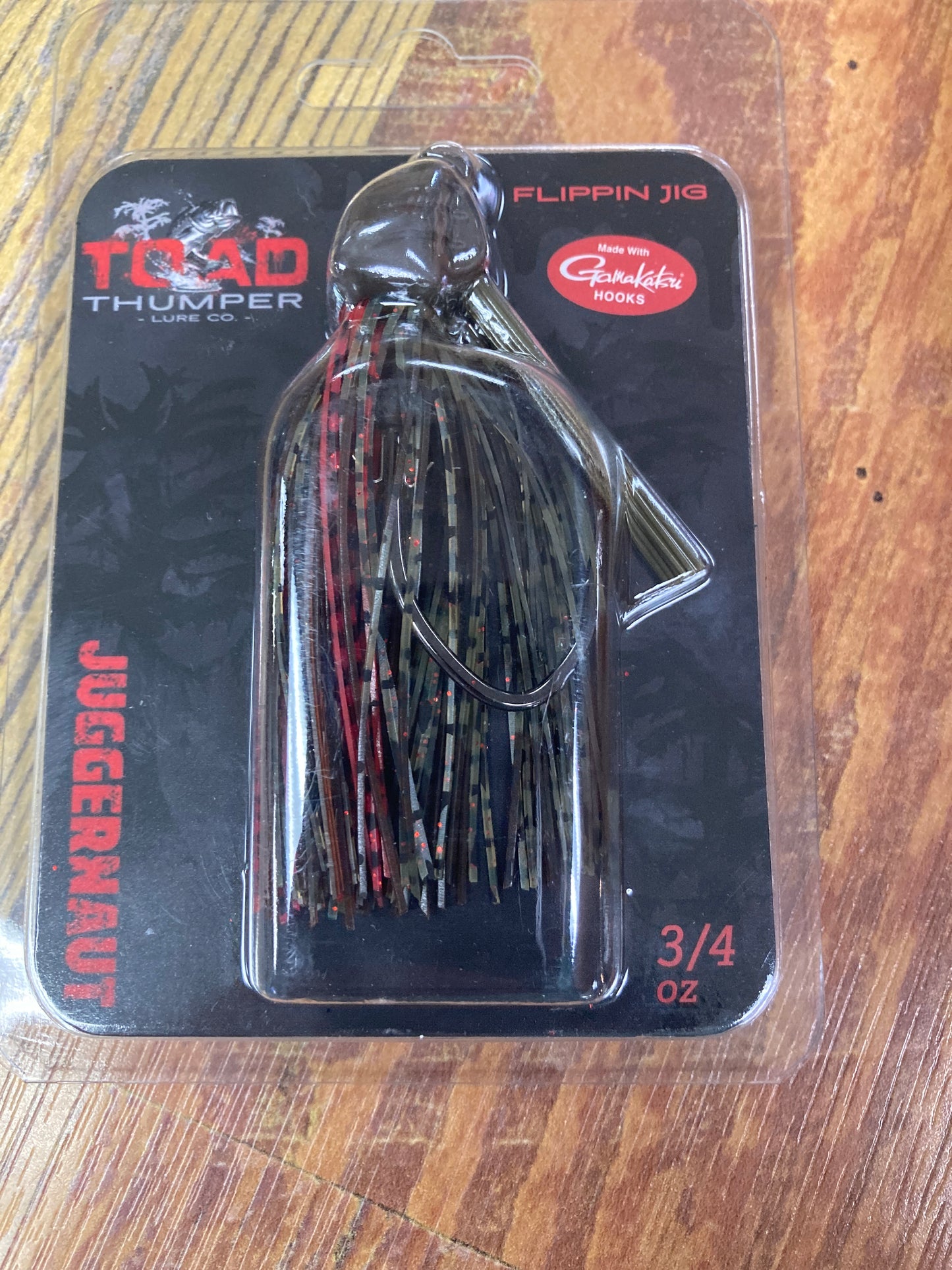 Toad Thumper Juggernaut Jig 3/4 oz. Delta Red