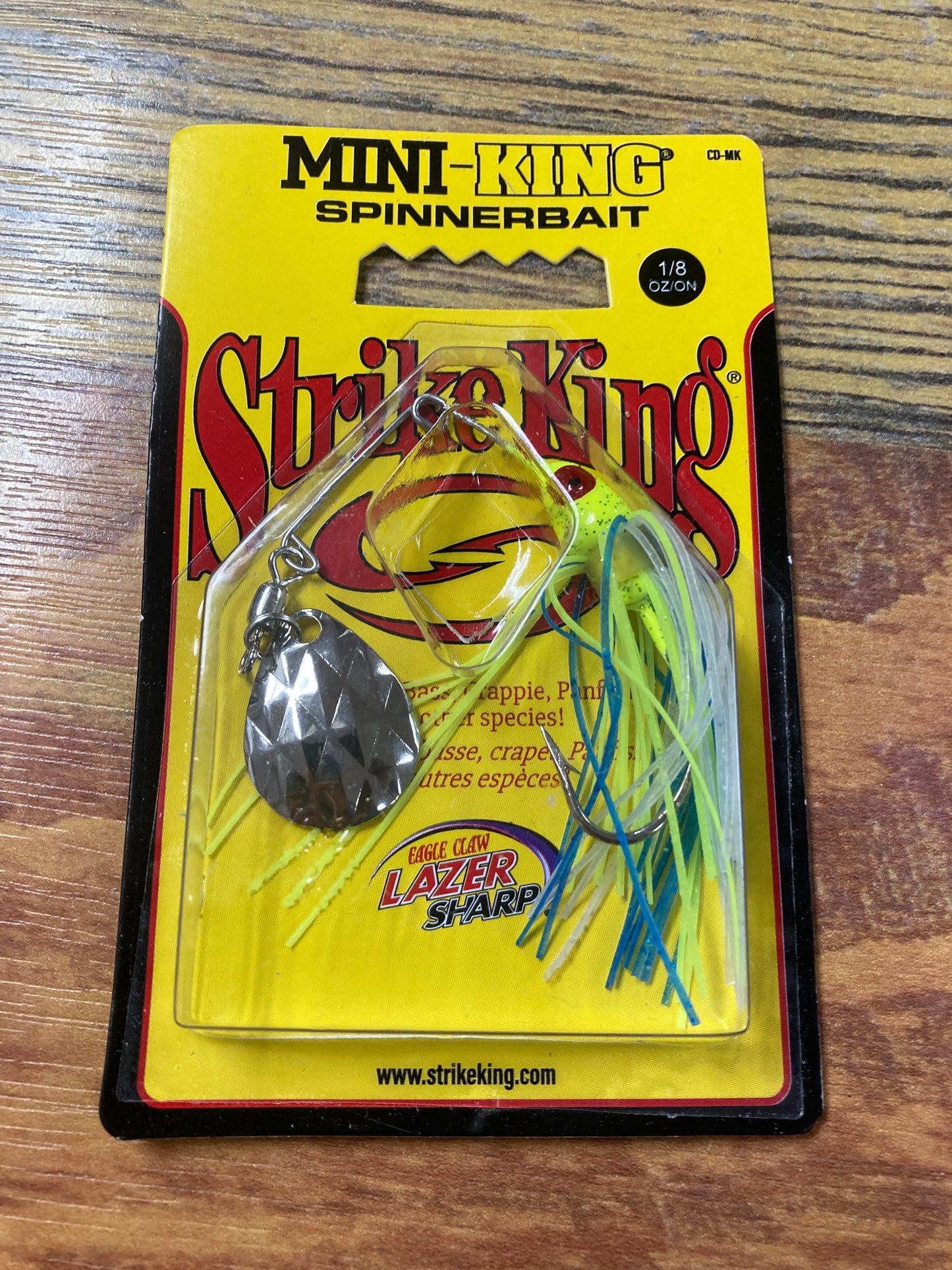 Strike King - Mini King 1/8 oz. Chart Head/Chart-Blue Skirt