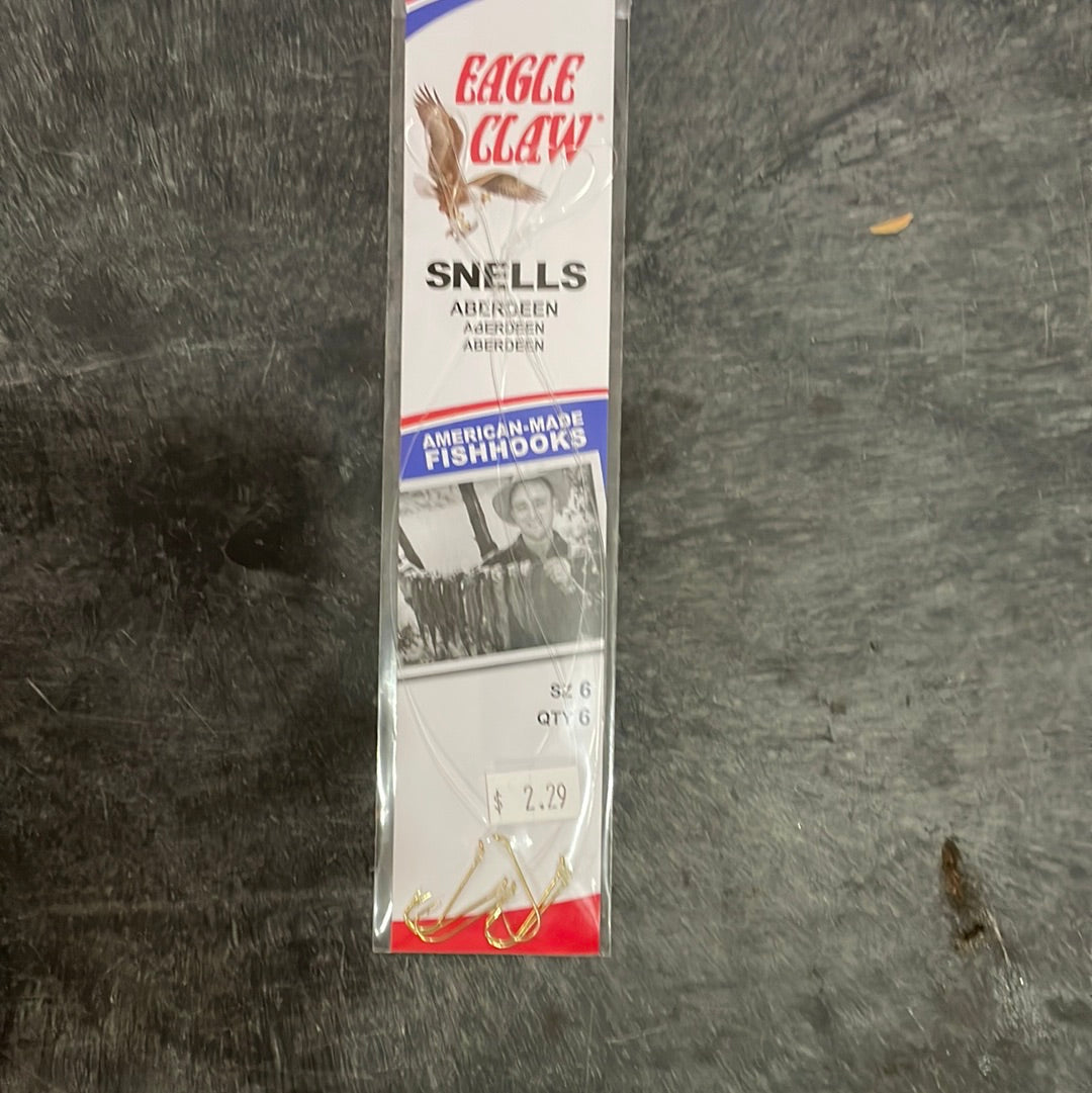 Eagle Claw Snells Arberdeen Sz 6
