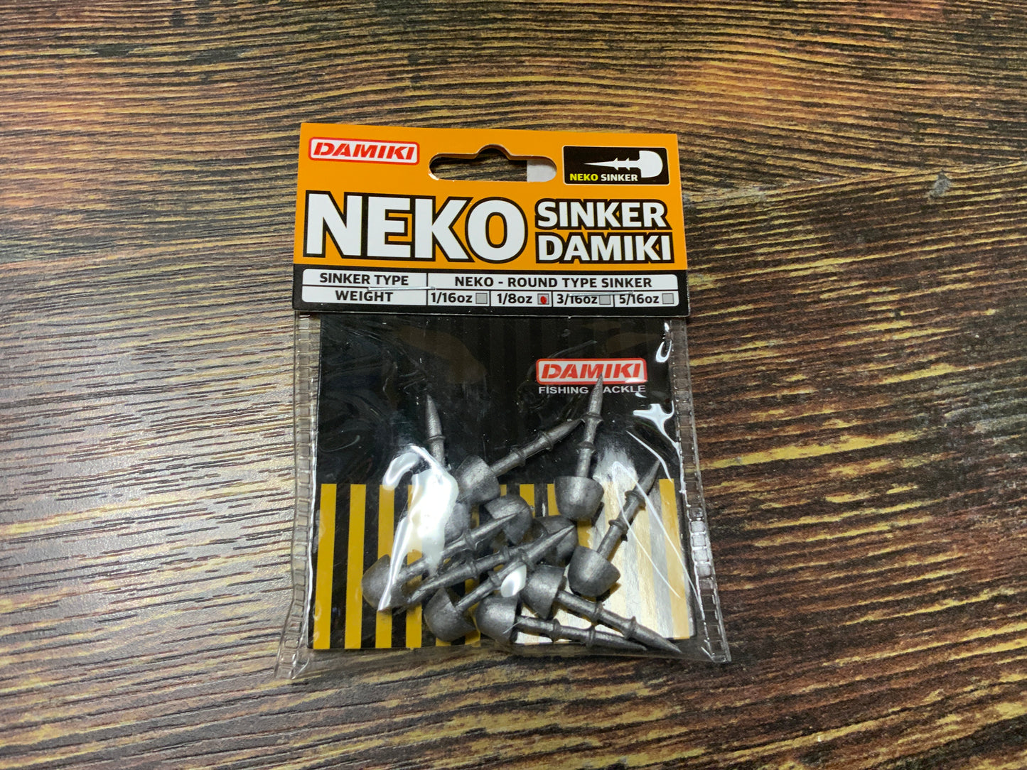 Damiki Neko Sinker 3/16 oz. Lead