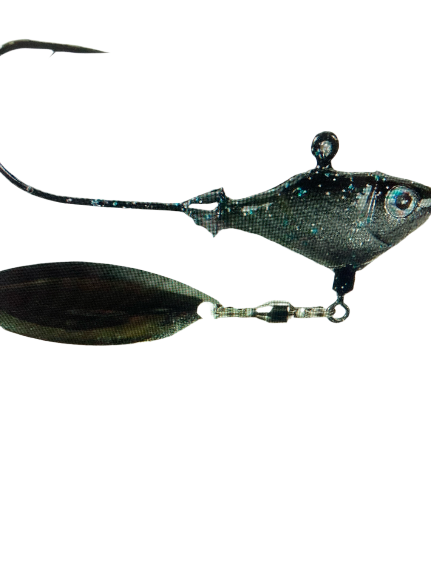 SHL Fish Head Spinner 3/8 oz. Smokin Shad