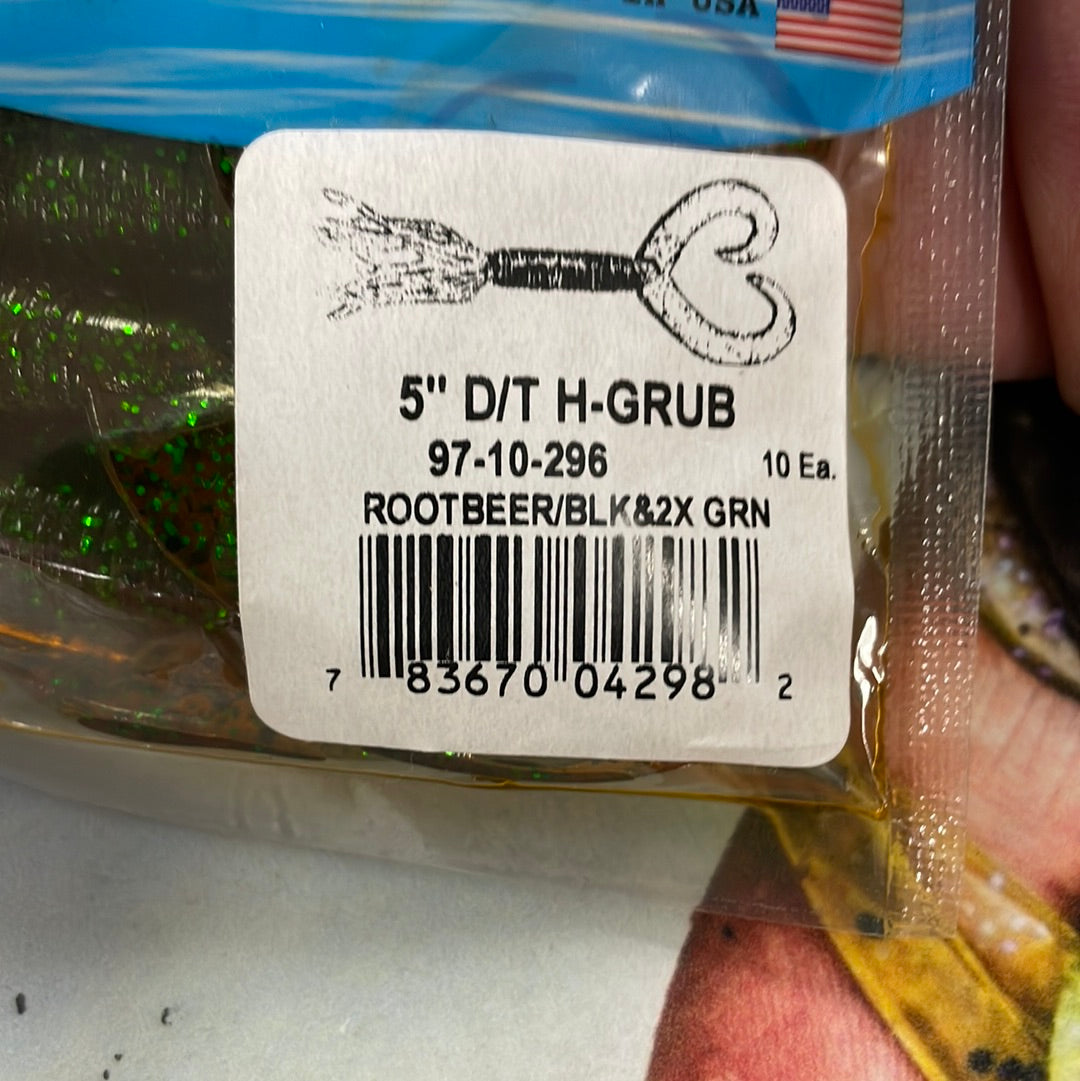 Yamamoto 5” DT H-Grub Root Beer