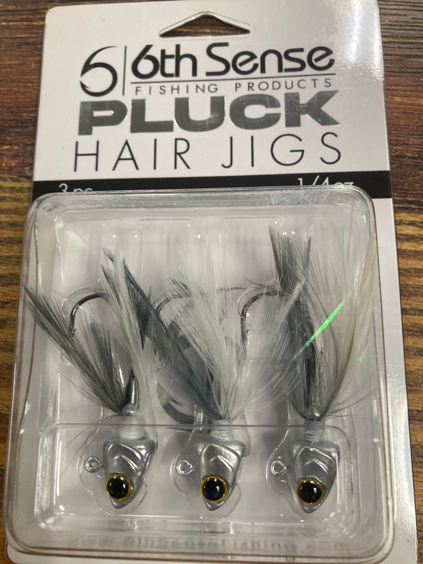 6th Sense Pluck Hair Jigs 1/4 oz. Pro Minnow