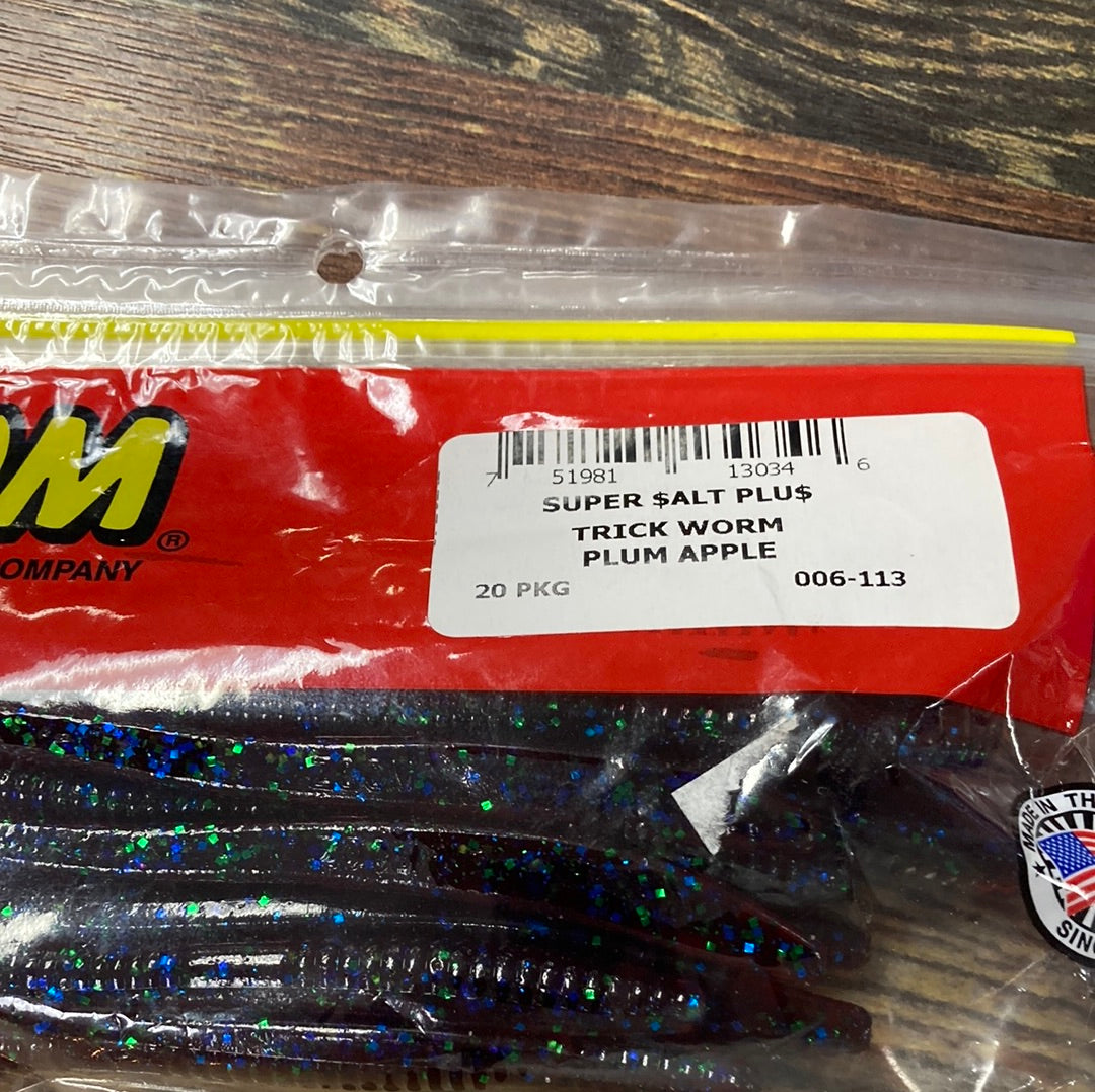 Zoom Trick Worm - Plum Apple
