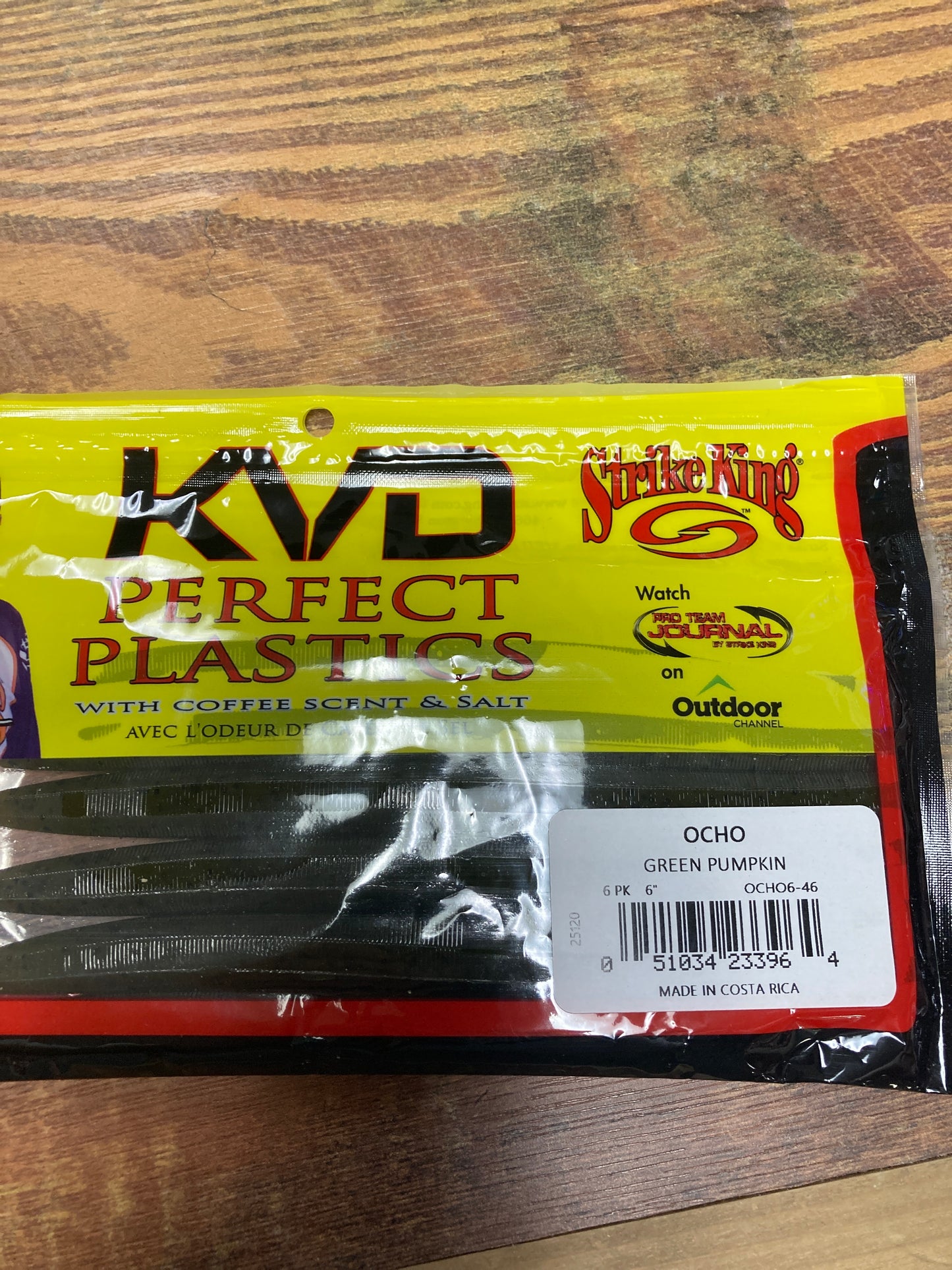 Strike King Ocho 6" Green Pumpkin