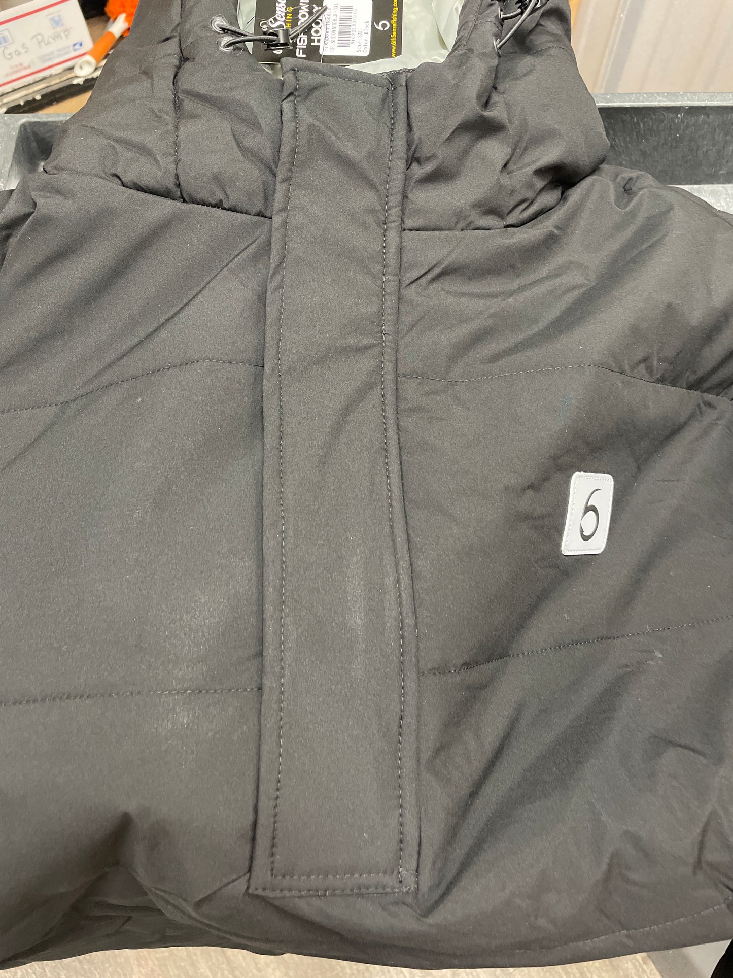 6th Sense Fishdown Hoodie 1/2 Zip - Black 3XL