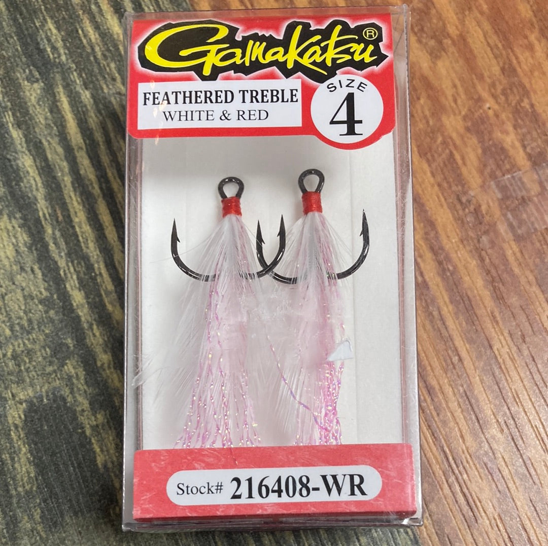 Gamakatsu Feathered Treble # 4