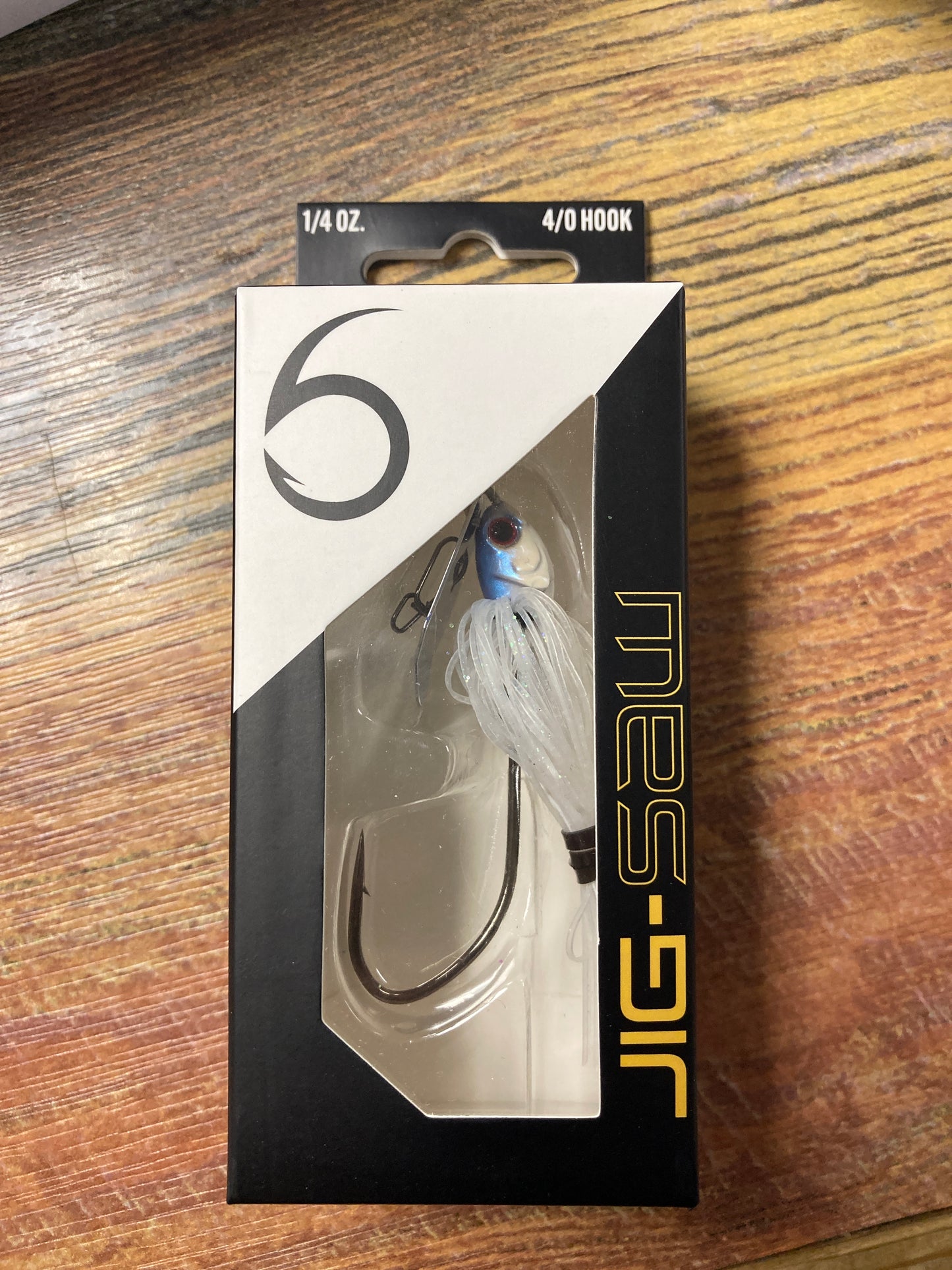 6th Sense Jig-Saw 1/4 oz. White Ice