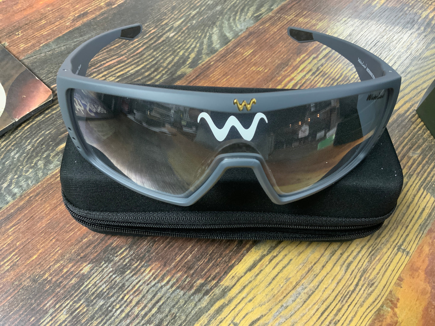 Waterland Morning Run Bedfisher Clear Lens - Matte Gray