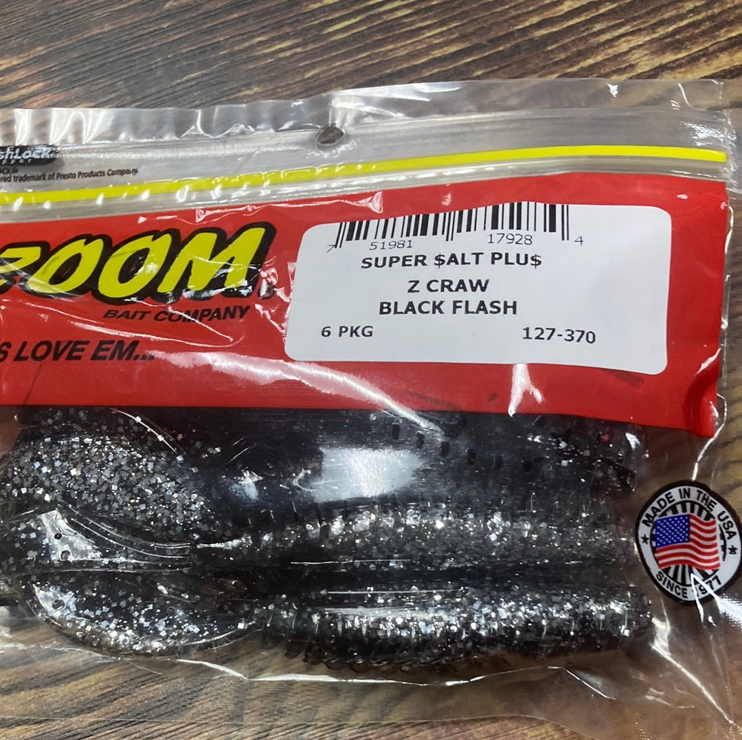 Zoom Z Craw - Black Flash