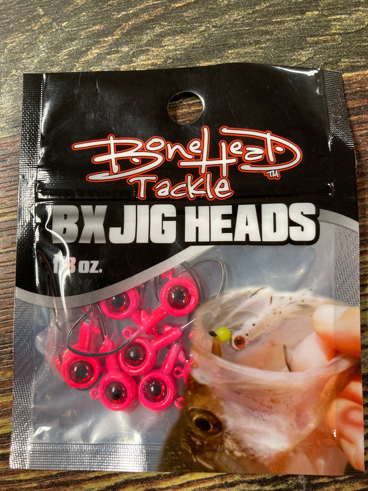 Bone Head BX Jig Heads 1/8 oz. Pink