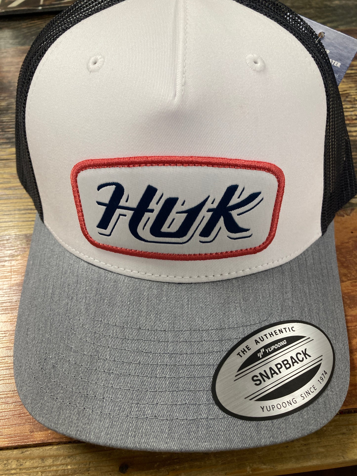 HUK Hat - Script Patch - Blue/White