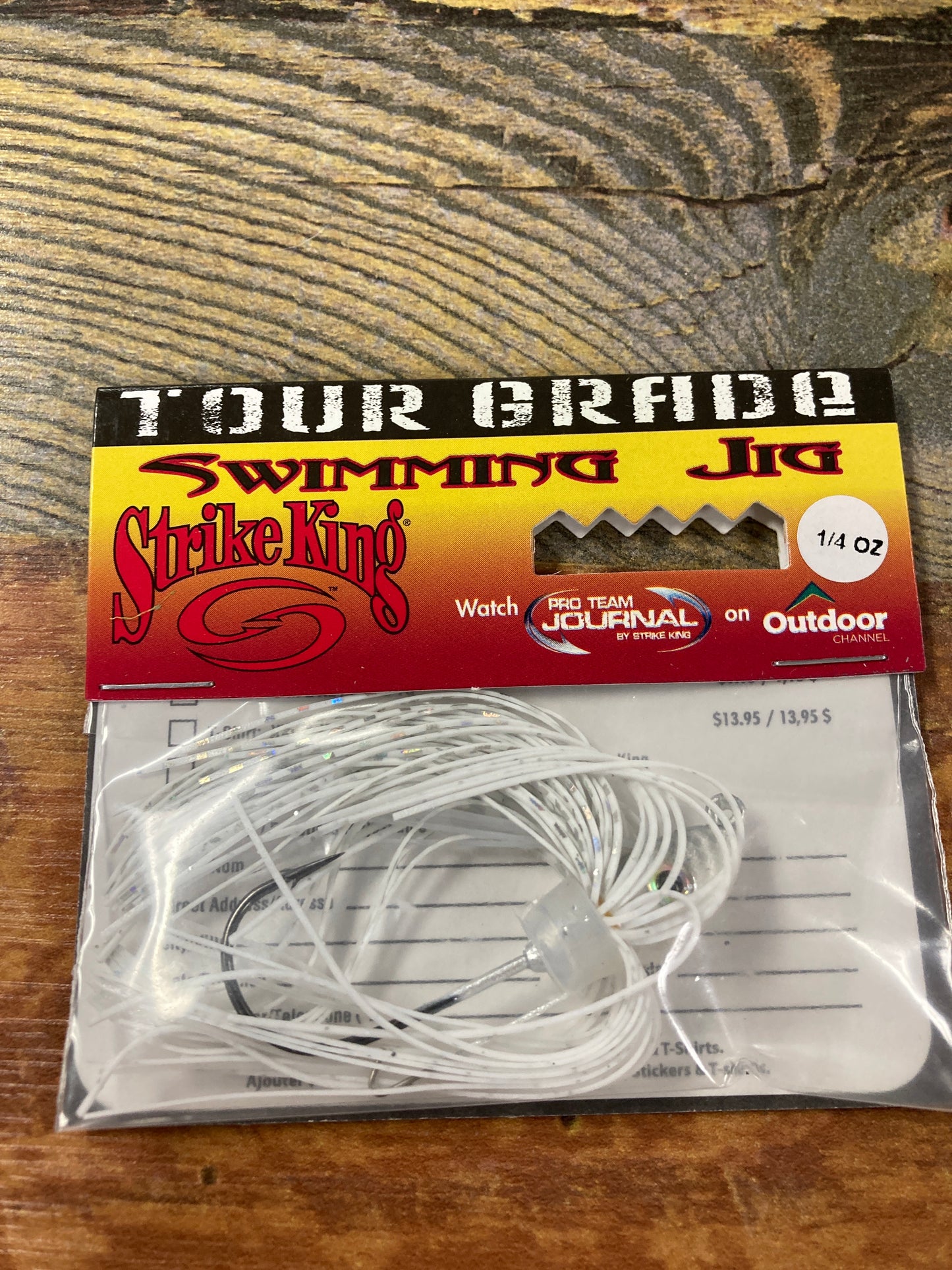 Strike King TG Swim Jig 1/4 oz. White