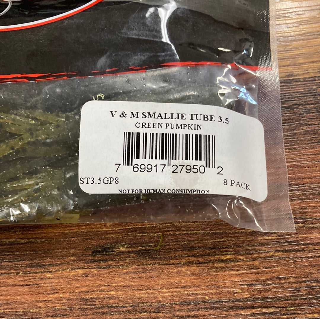 V&M Vertical Shad - Green Pumpkin