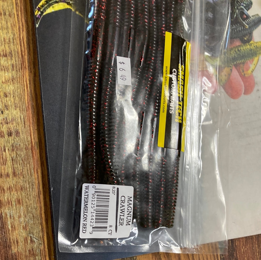 Smash Tech Custom Baits 8.25" Watermelon Red