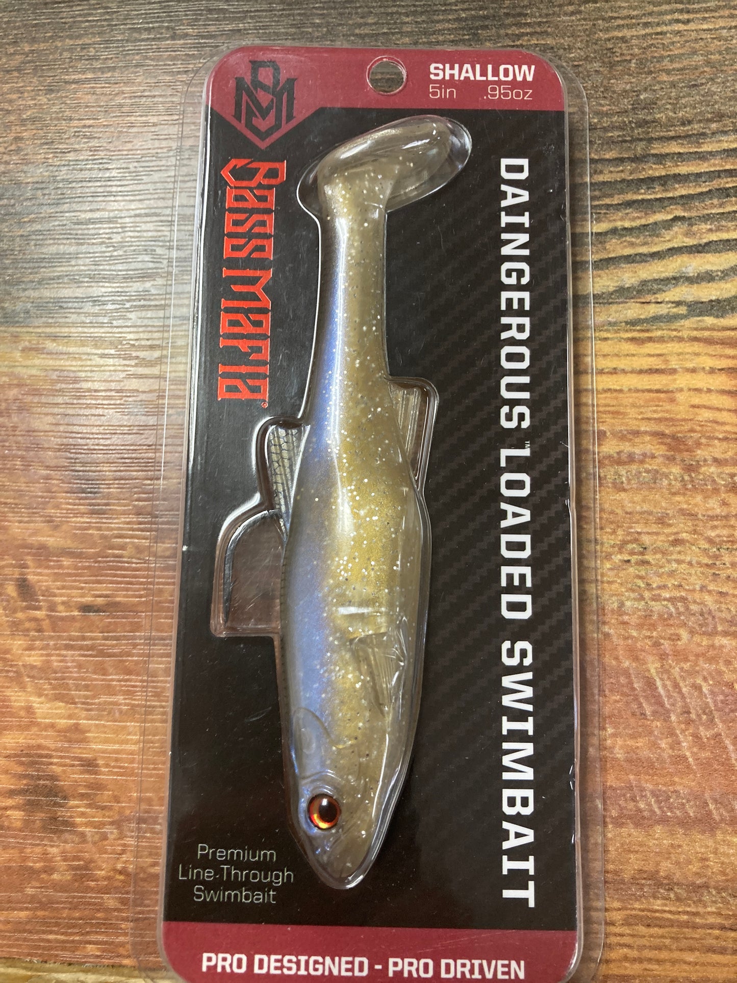 Bass Mafia Daingerous Swimbait 5” Blackback Shad