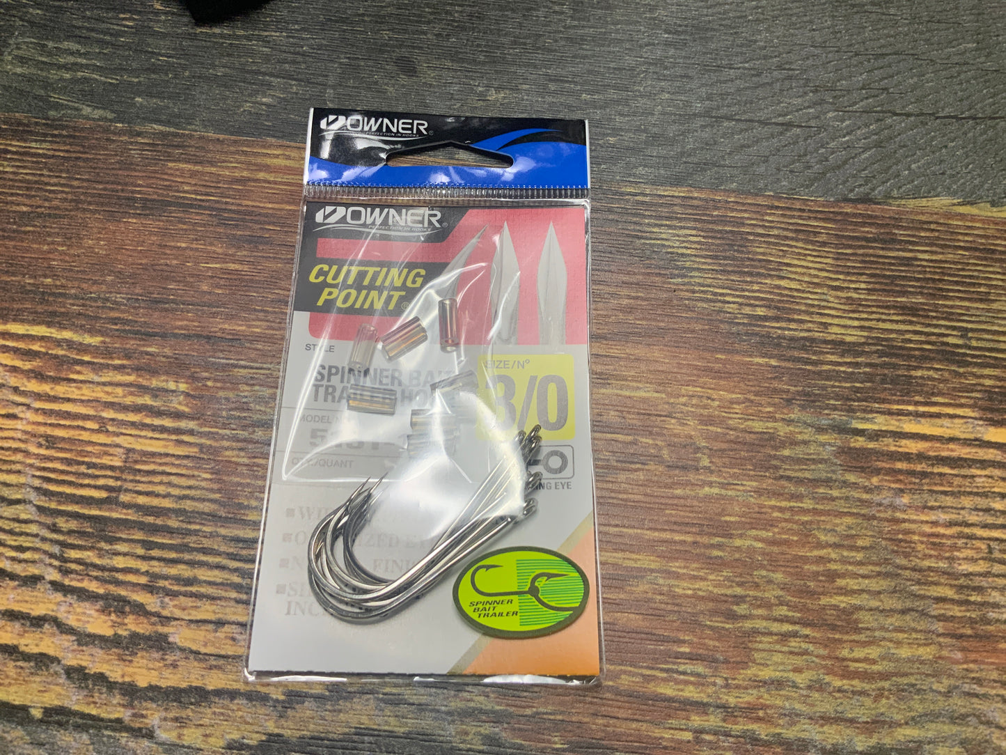 Owner Spinner Bait Trailer Hook 3/0