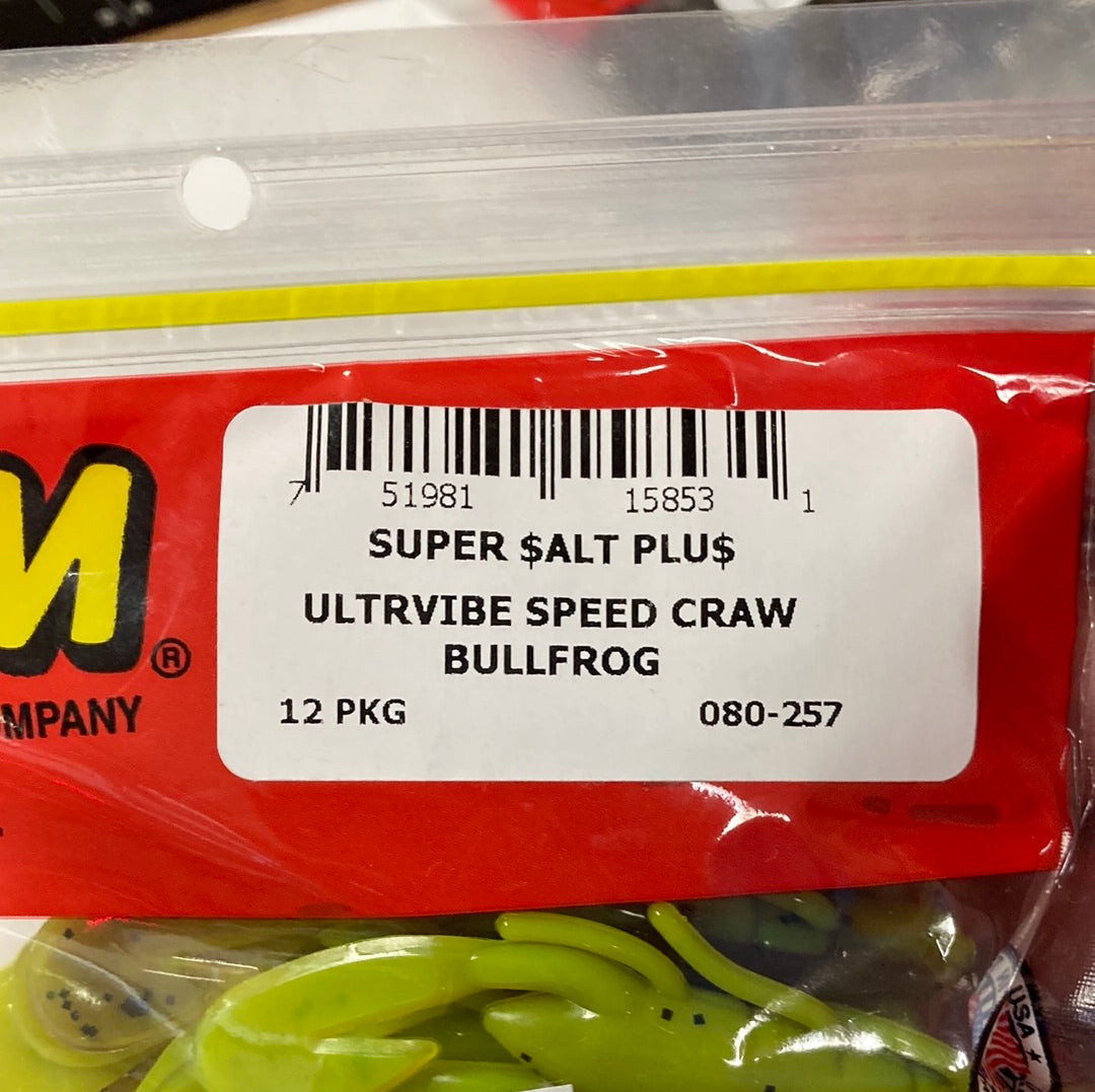 Zoom U-V Speed Craw - Bullfrog