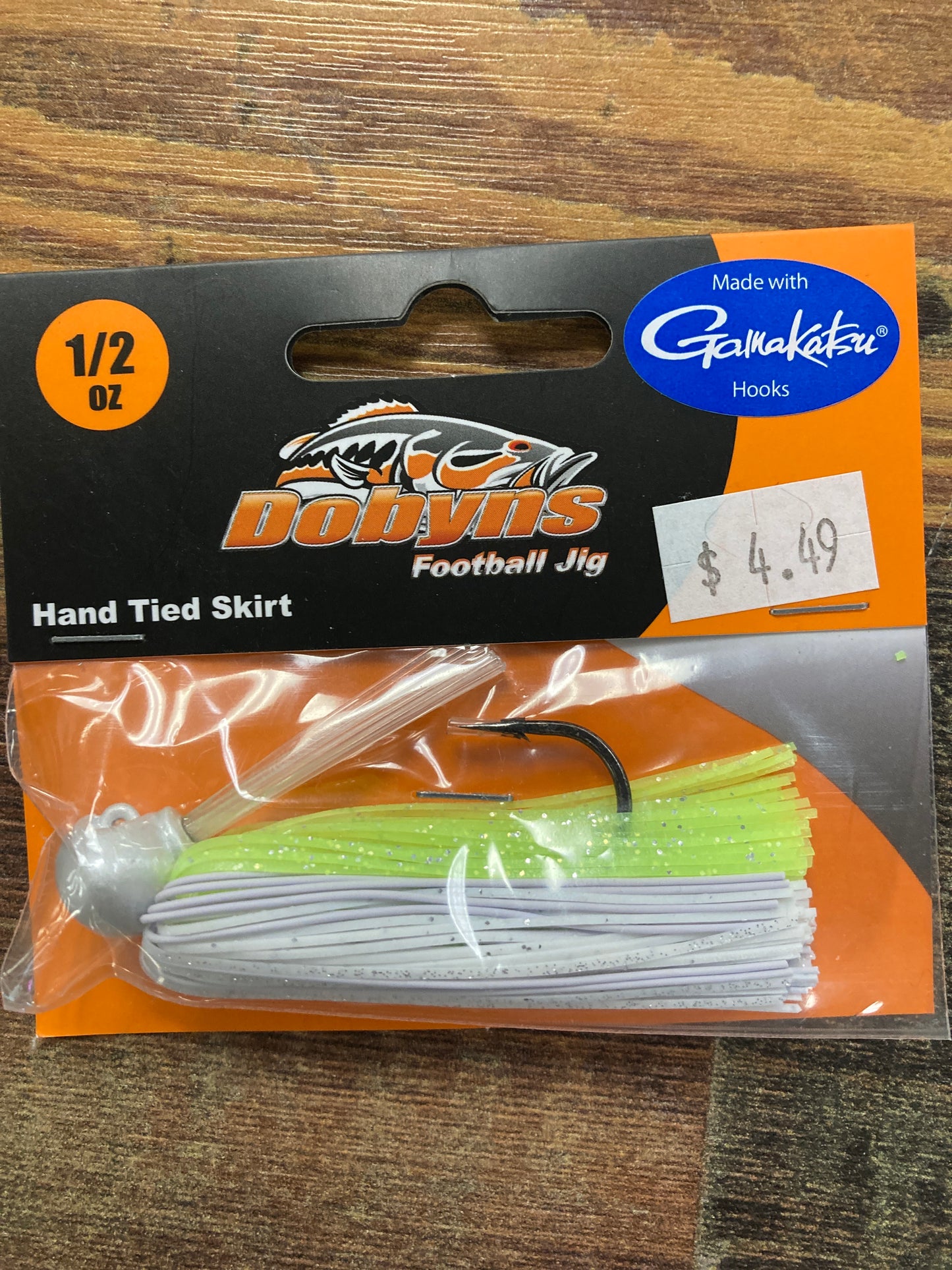 Dobyns Football Jig 1/2 oz. White Vision