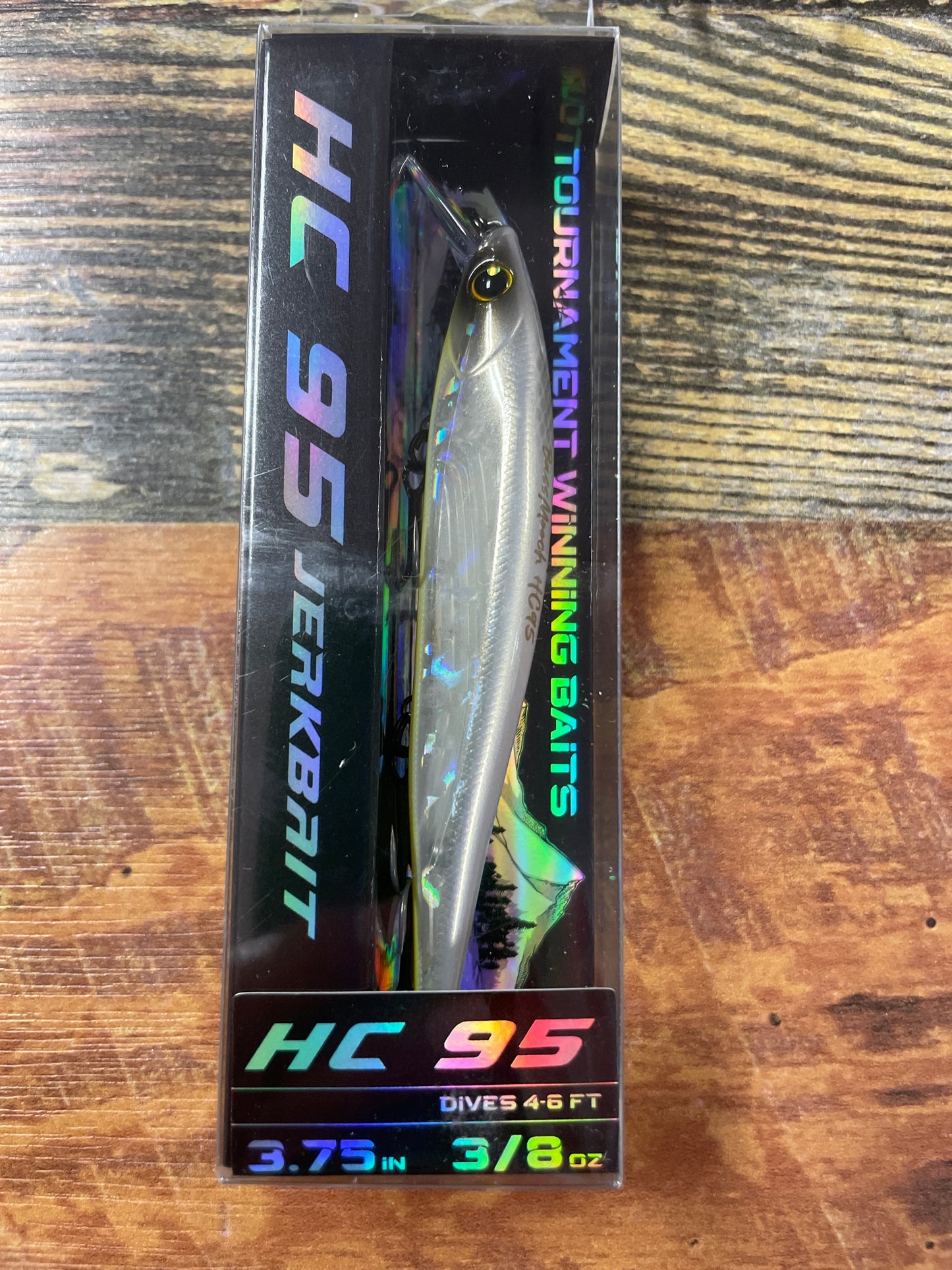 Bassmooch HC 95 Jerkbait 3.75” 3/8oz. Hanky Panky