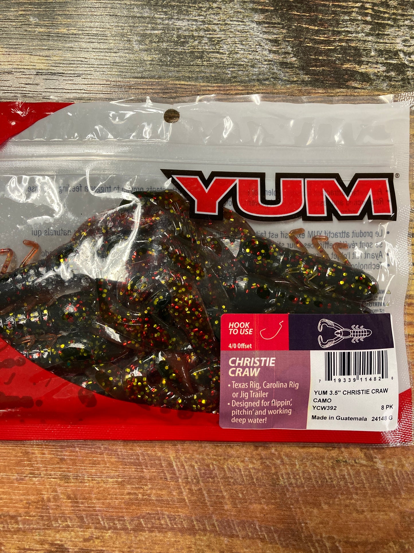 Yum 3.5" Christy Craw - Camo