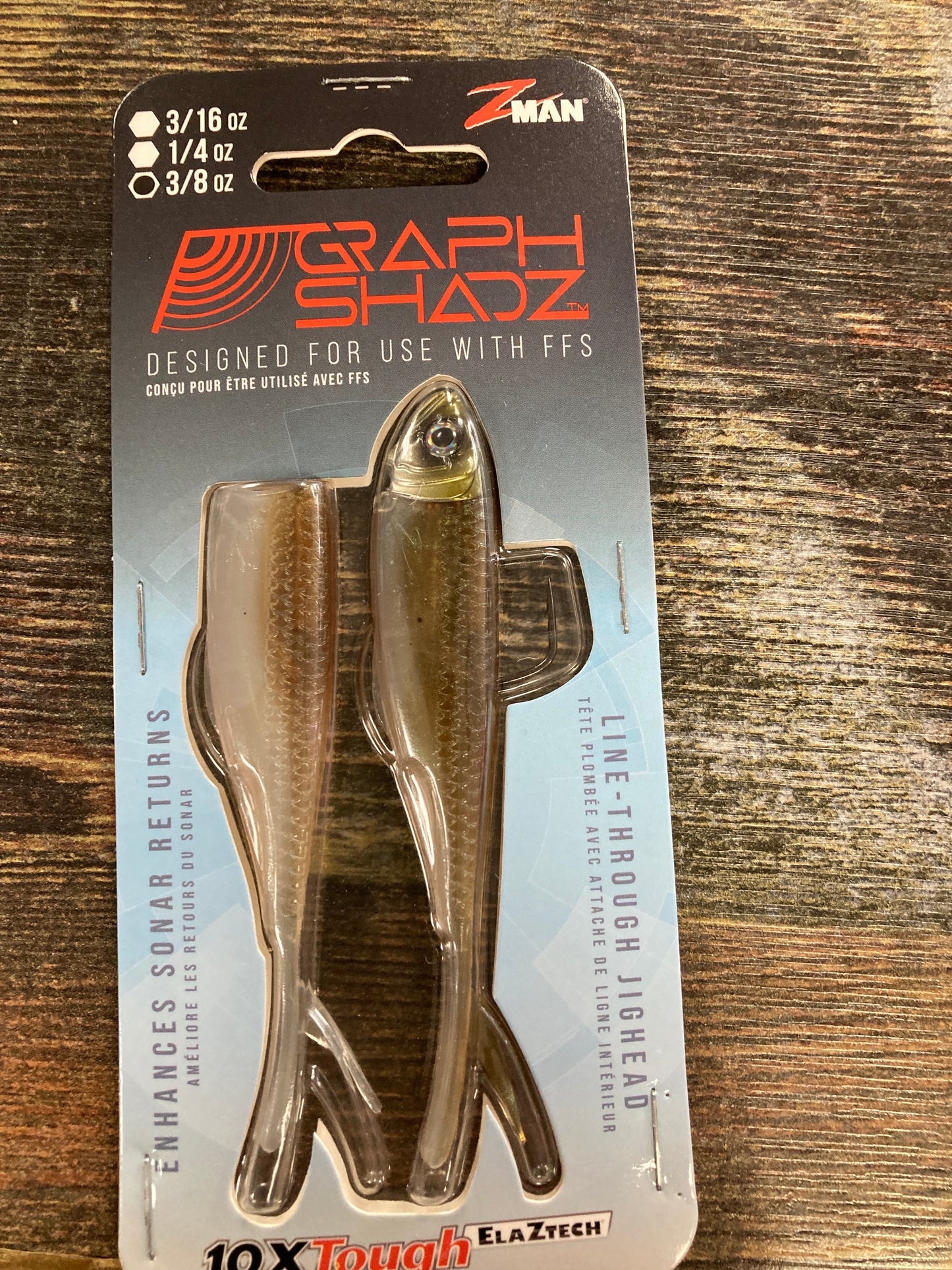 Z Man Graph Shadz 3/8 oz. 3.8" AYU