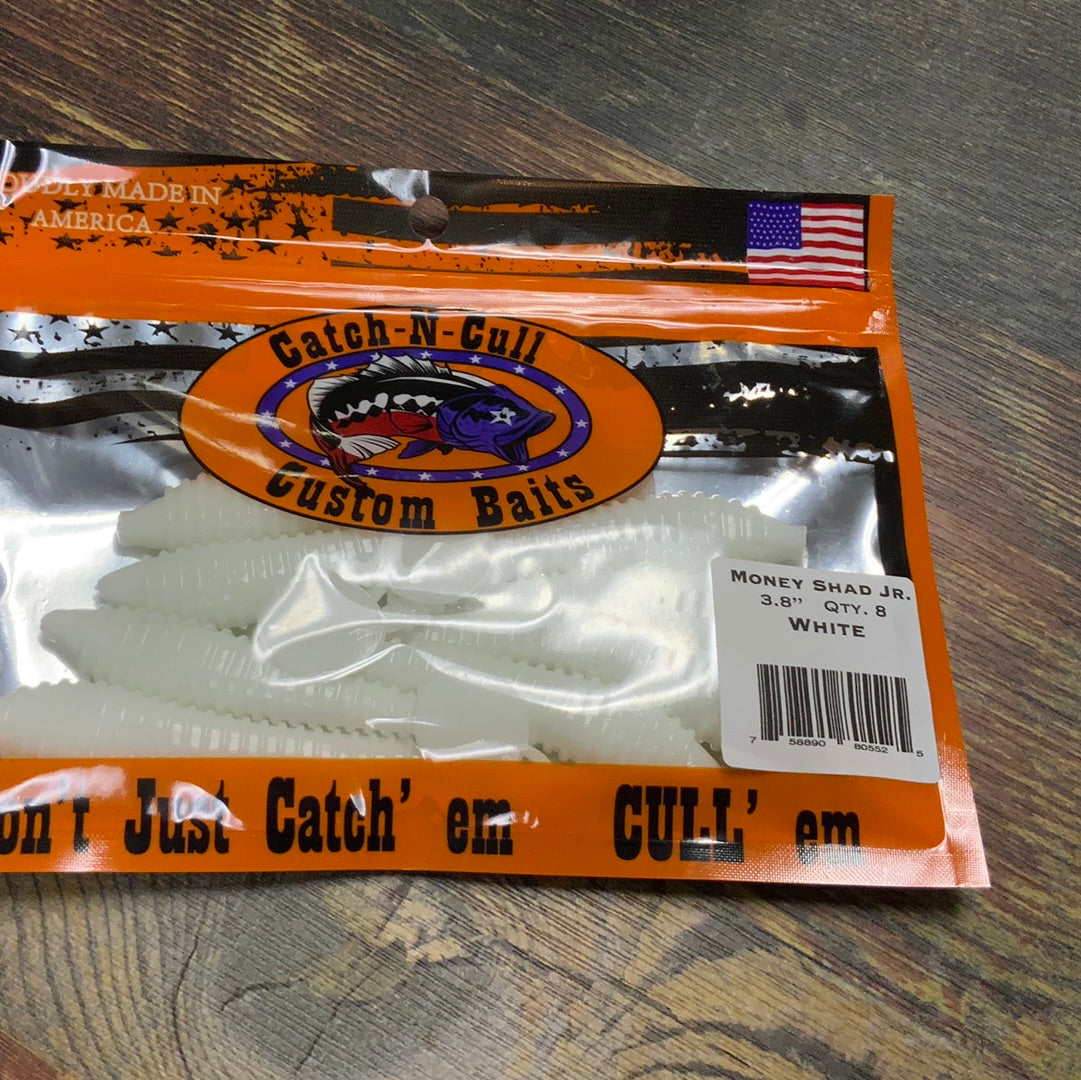 Catch-N-Cull Money Shad Jr. 3.8" White