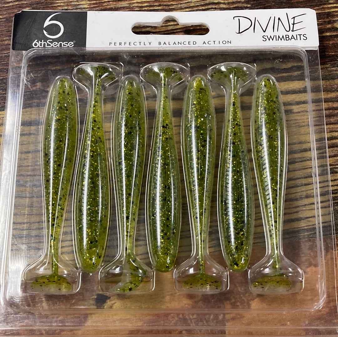 6th Sense Divine Swimbait 3.2" Melon Flash