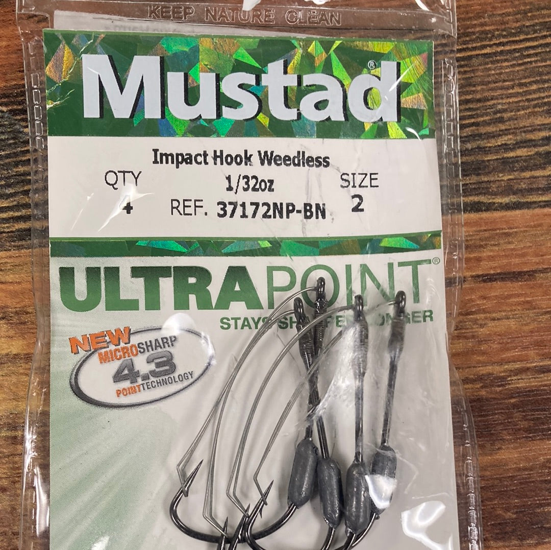 Mustad Impact Weedless 1/32 oz. #2