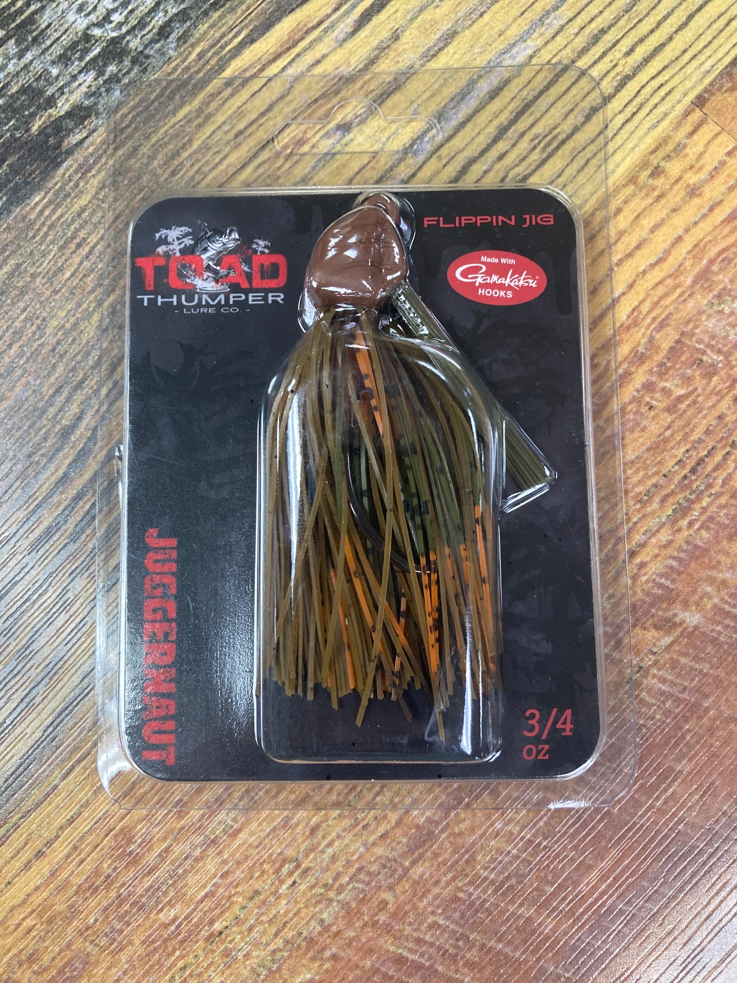 Toad Thumper Juggernaut Flipping Jig 3/4 oz. Bad Craw