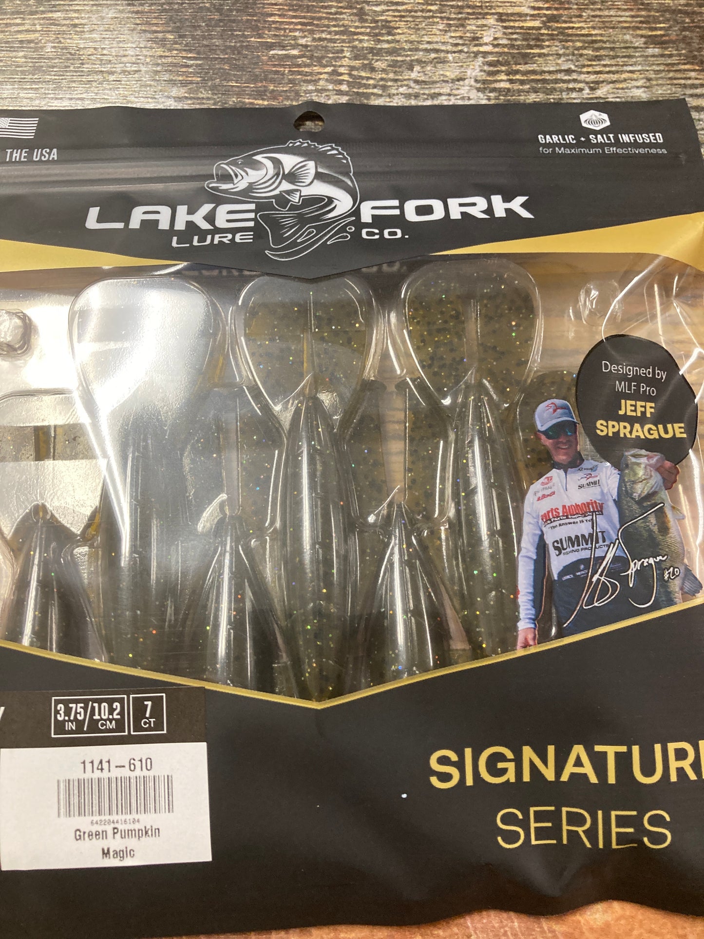 Lake Fork Lures Pro Craw Green pumpkin Magic