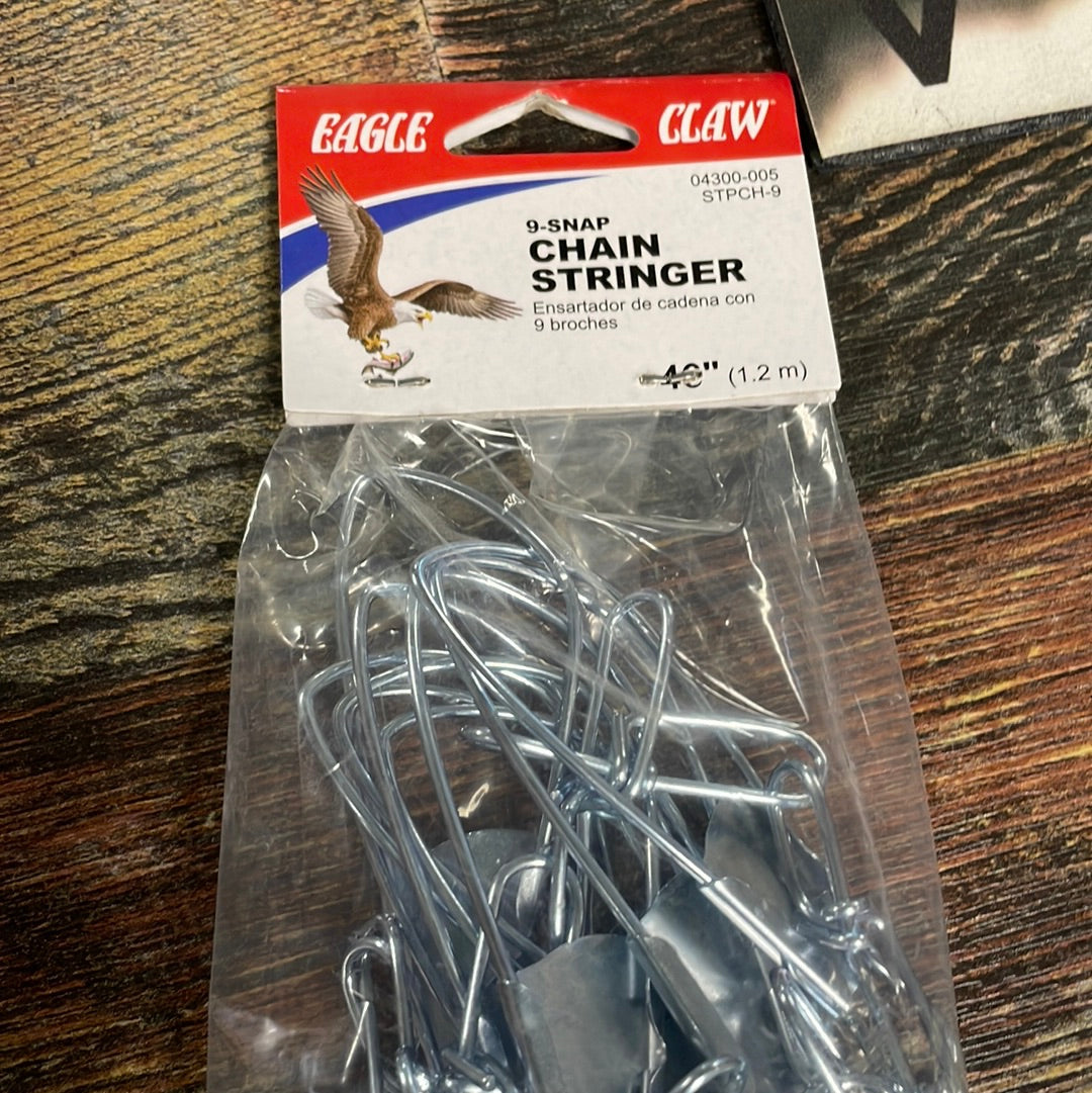 Eagle Claw Chain Stringer - 9 Strap