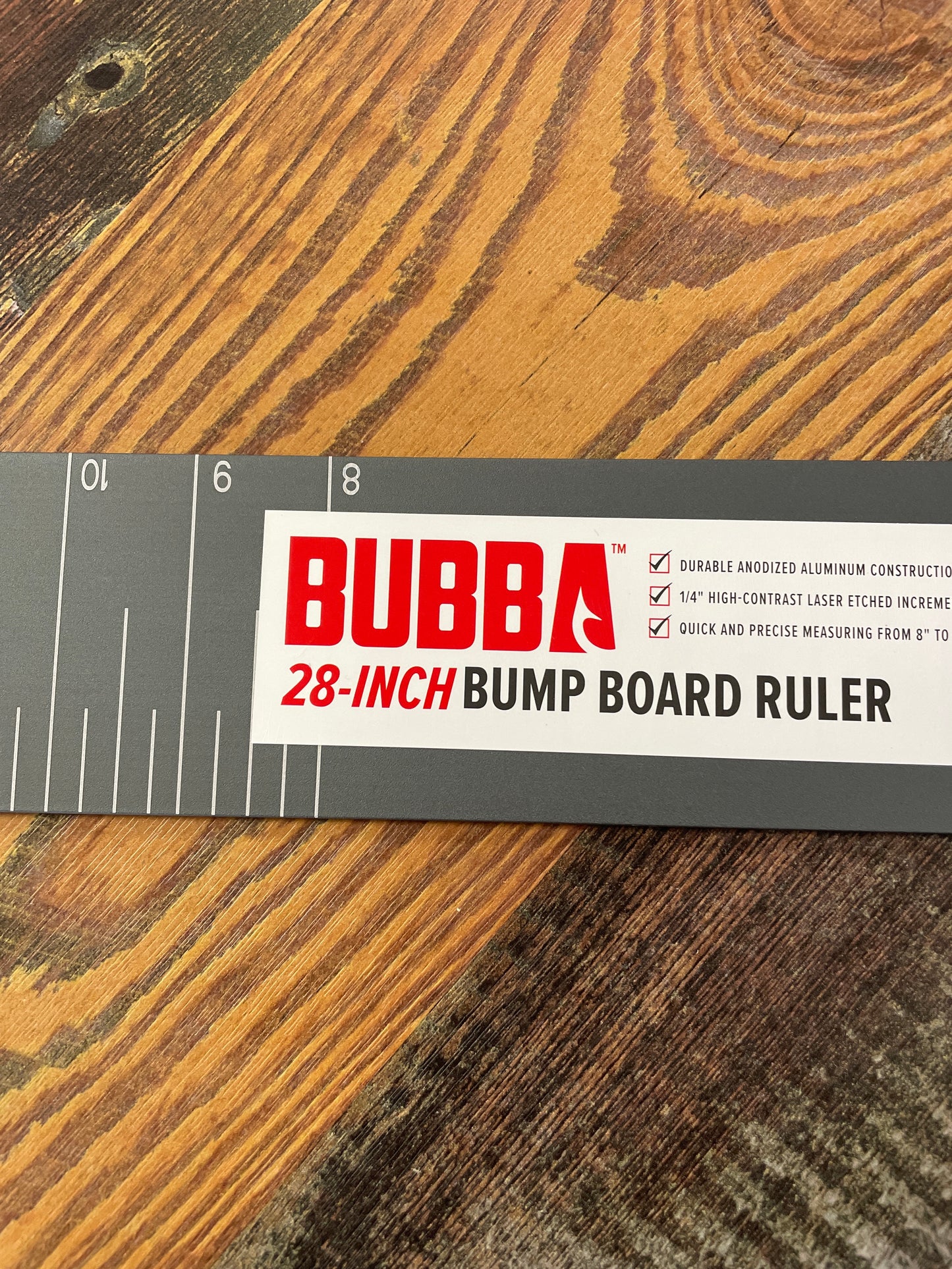 BUBBA 28" Bump Board Ruler
