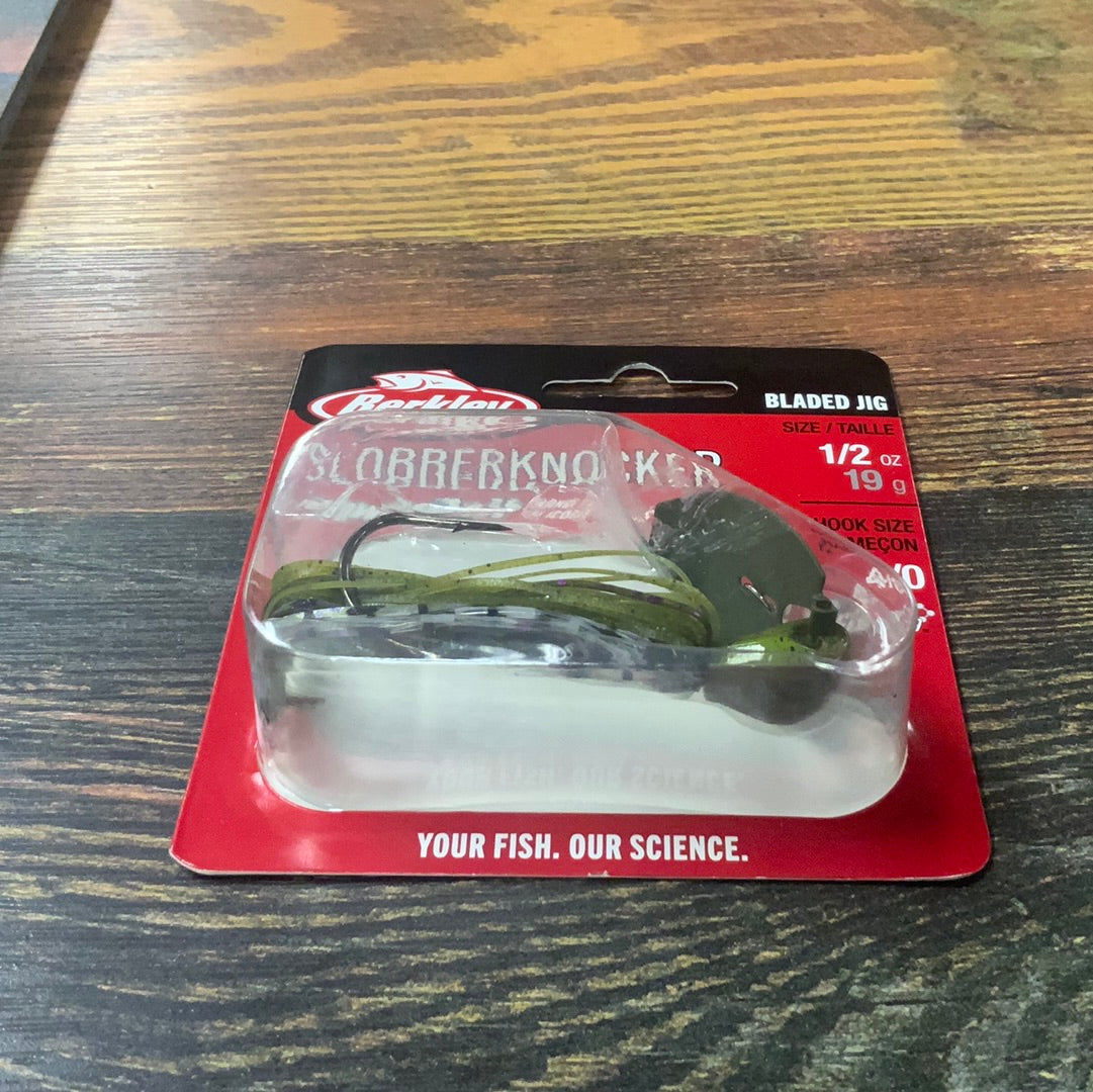 Berkley Slobberknocker 1/2 oz. Green Pumpkin Shad
