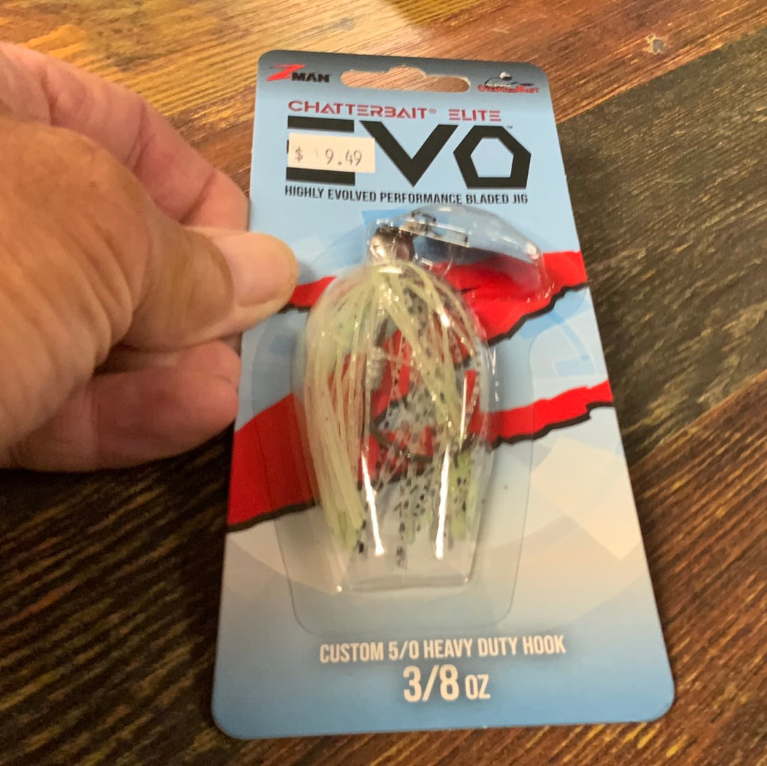 Z Man EVO Chatterbait Elite 3/8 oz. 5/0 Spot Remover