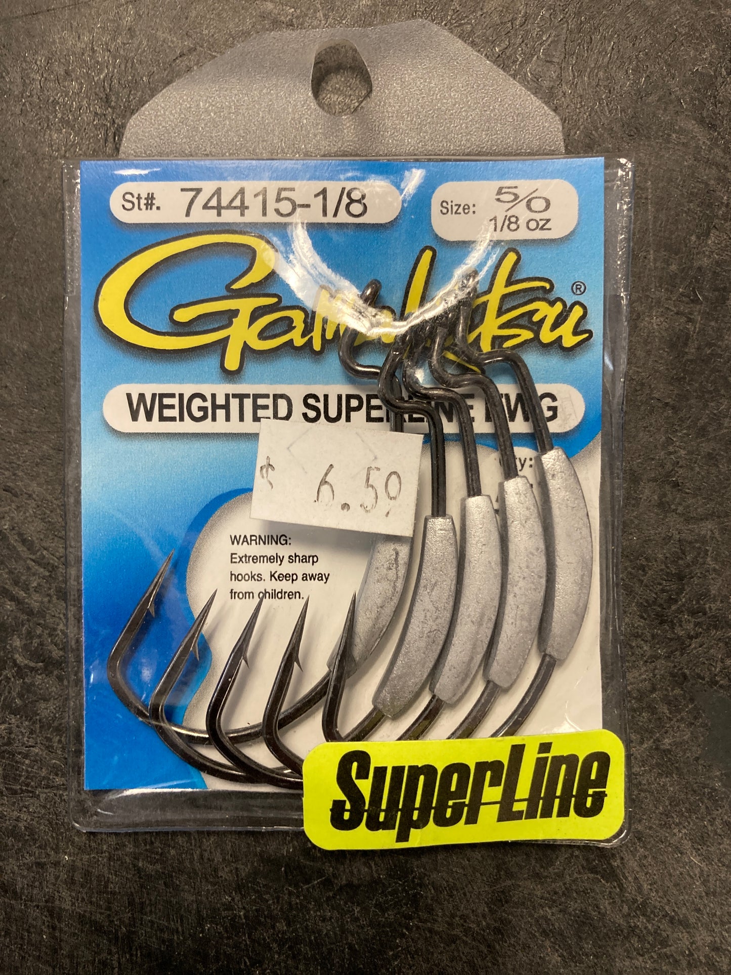 Gamakatsu Weighted Superline EWG 1/8 oz. 5/0