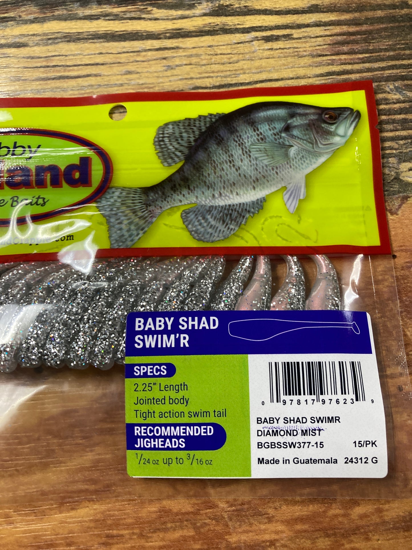 Bobby Garland Baby Shad SwimR - Diamond Mist