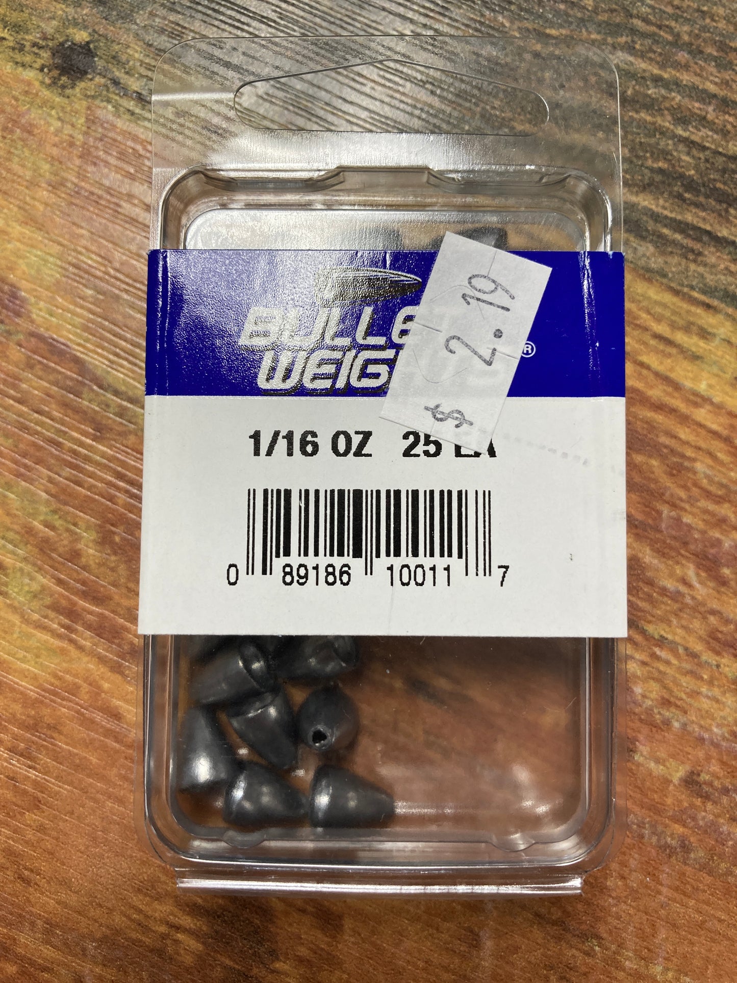 Bullet Weight Slip Sinker 1/16 oz.