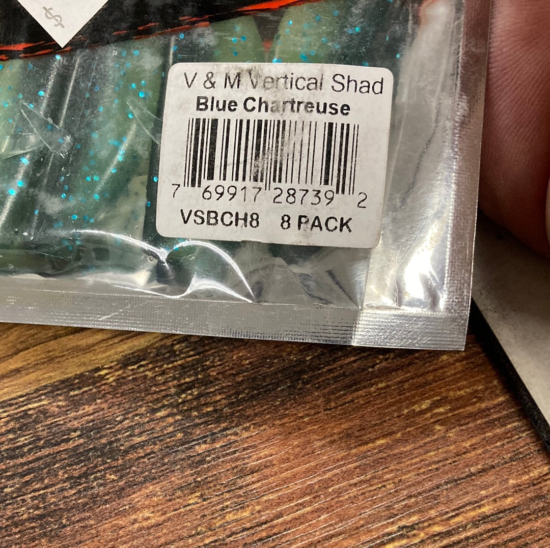 V&M Vertical Shad - Blue Chart